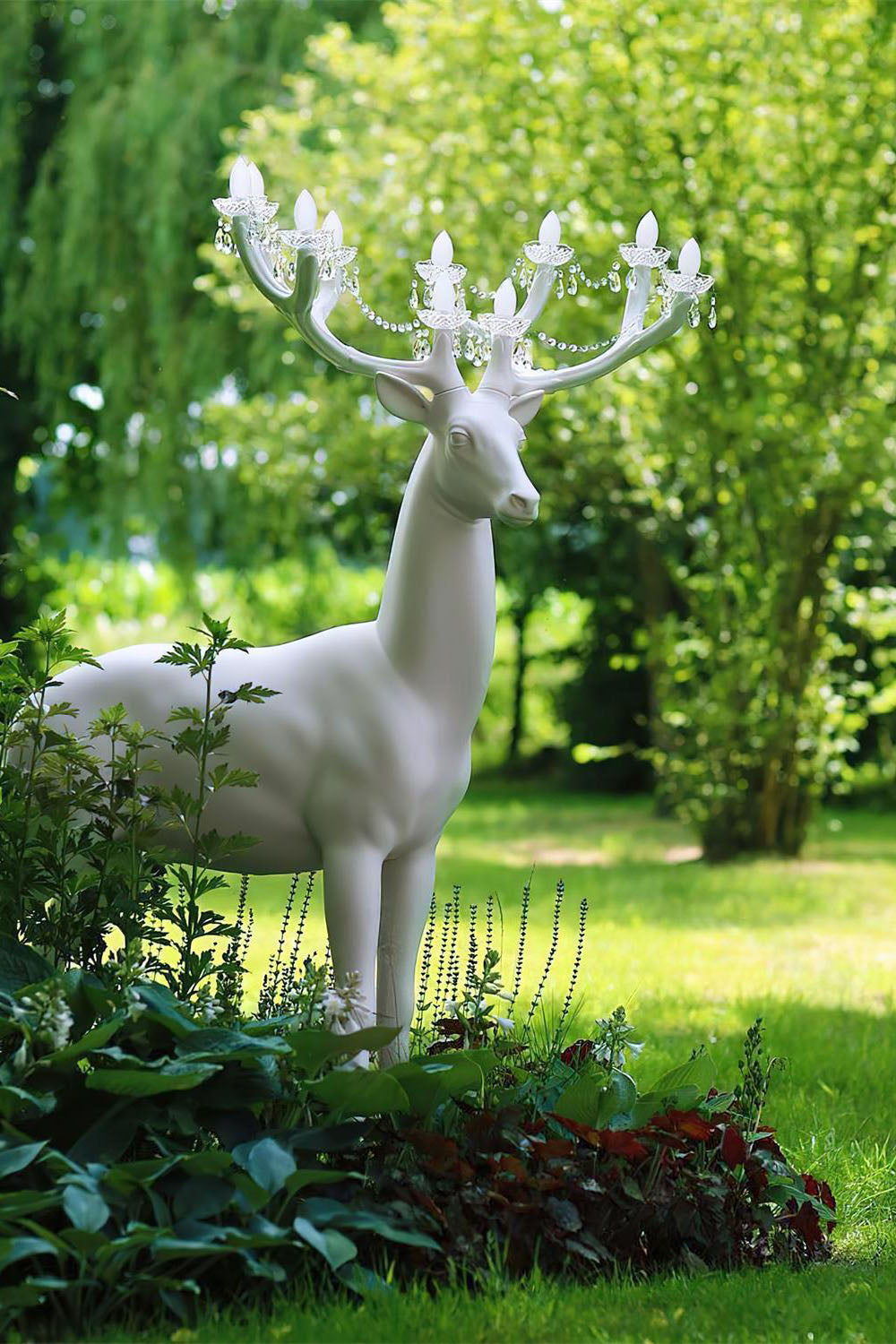 Deer Sculpture Floor Lamp