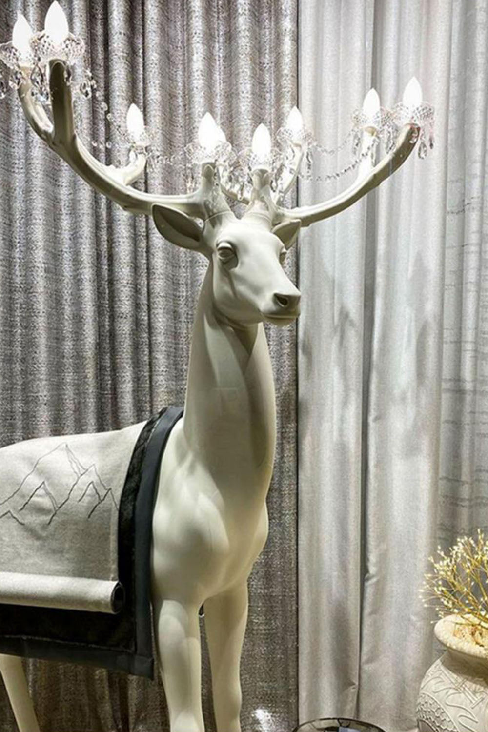 Deer Sculpture Floor Lamp