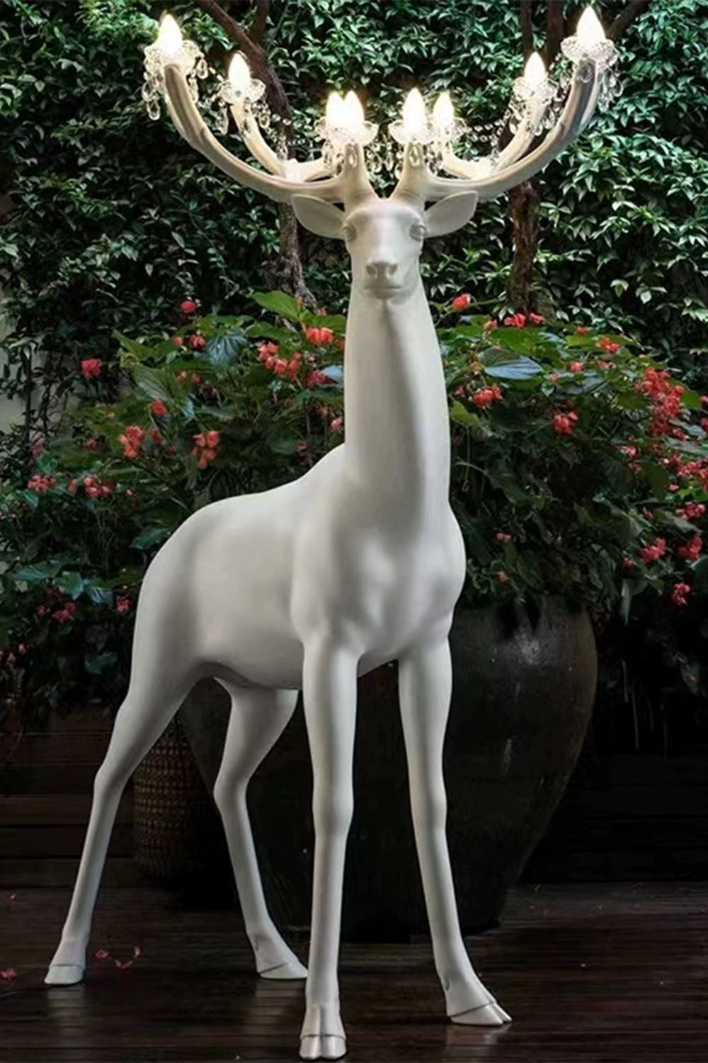 Deer Sculpture Floor Lamp