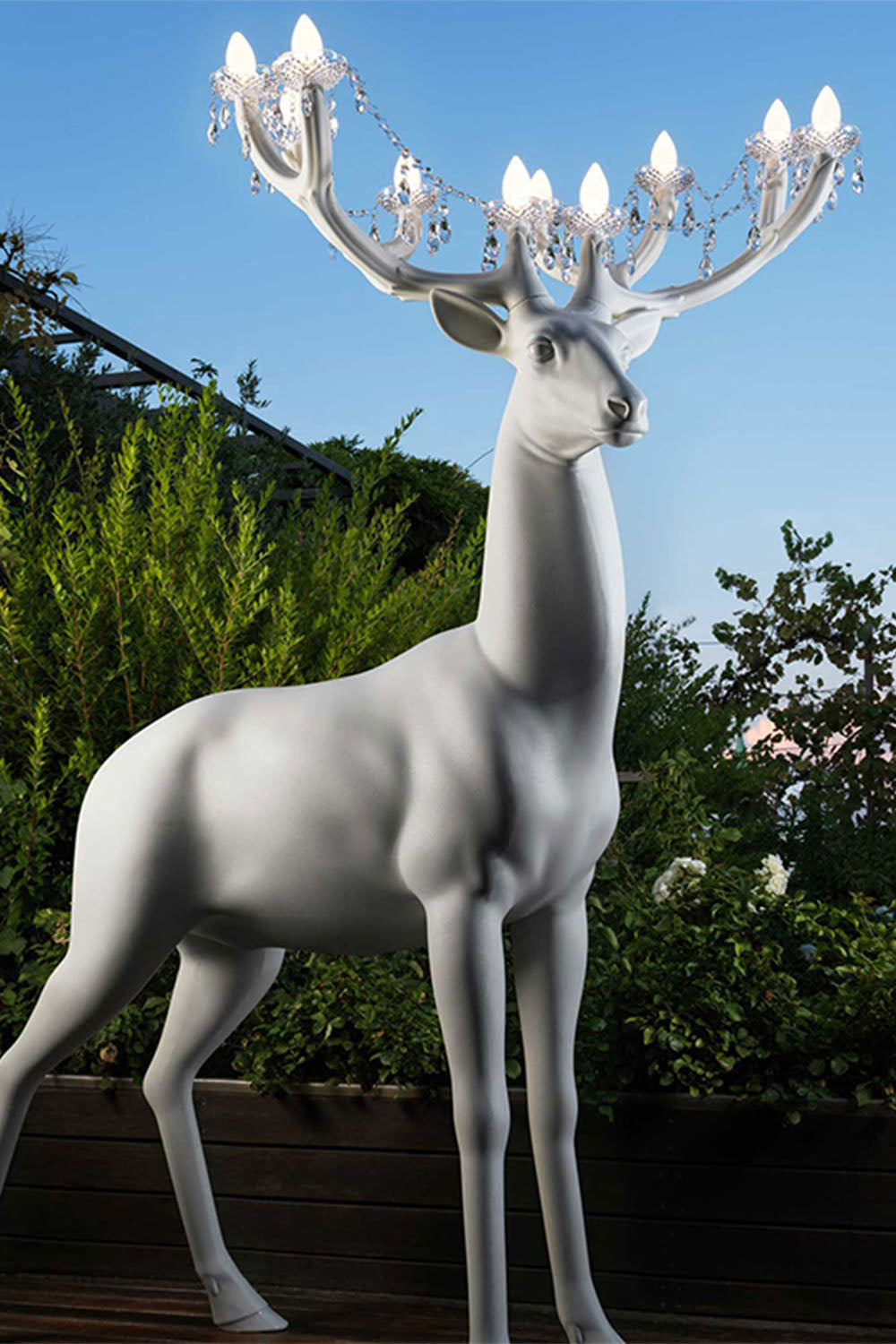 Deer Sculpture Floor Lamp