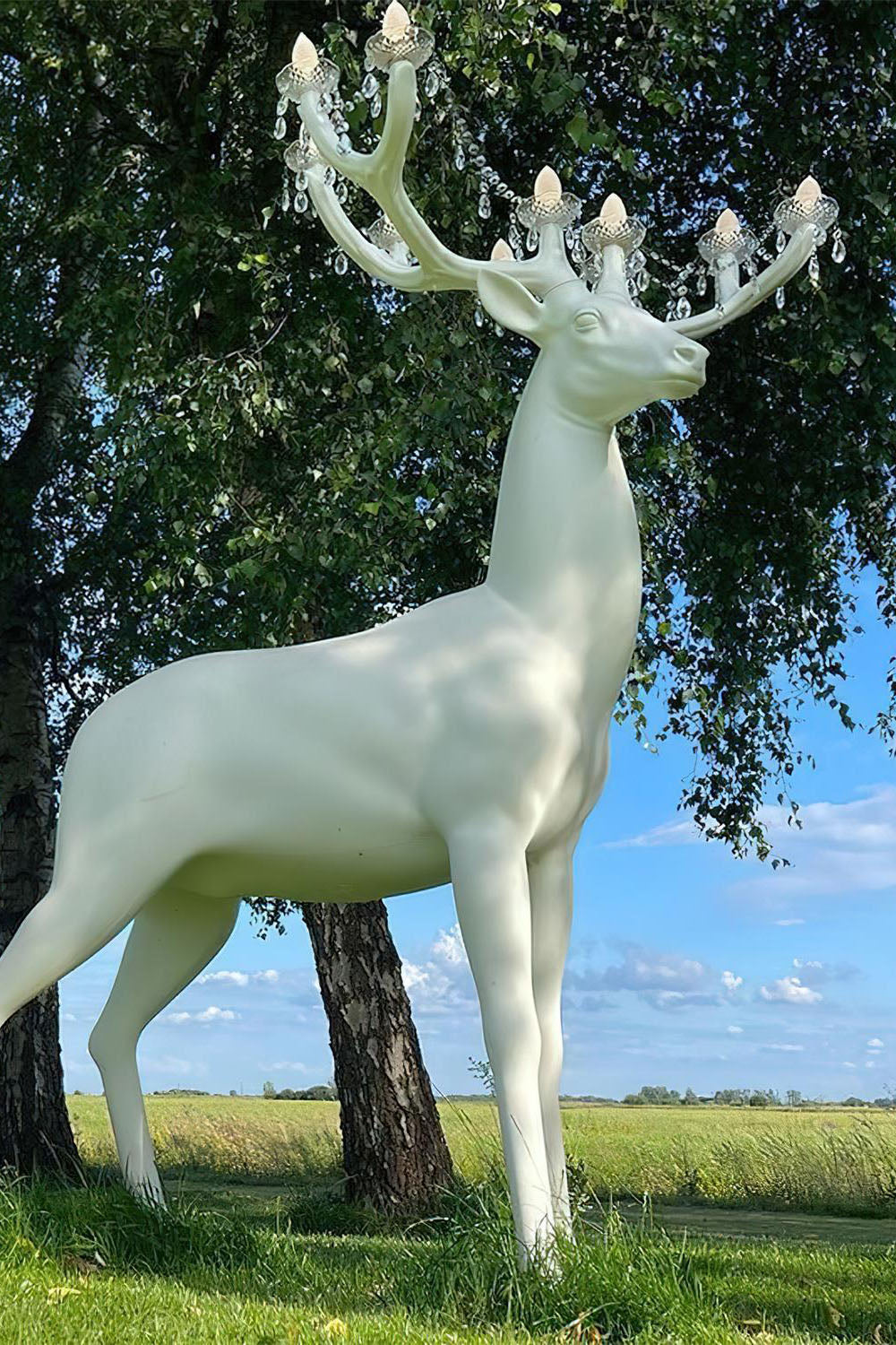 Deer Sculpture Floor Lamp