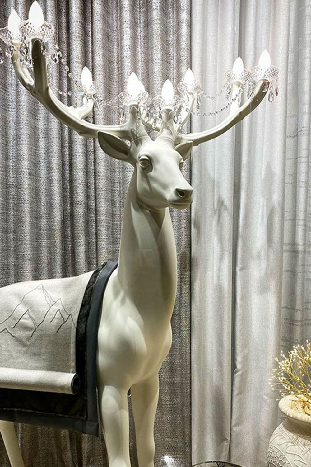Deer Sculpture Floor Lamp