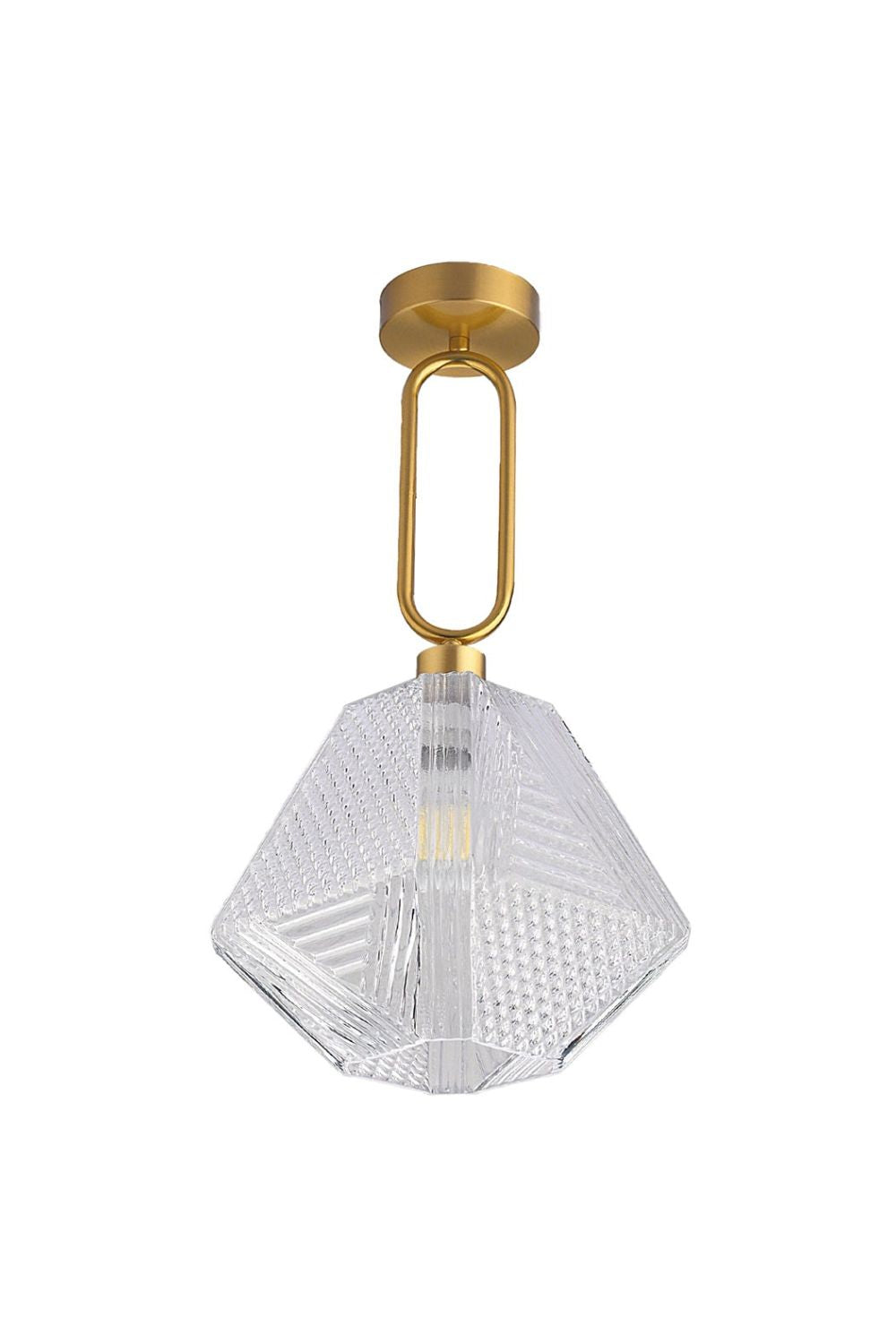Diamond Cut Art Deco Ceiling Light - SamuLighting