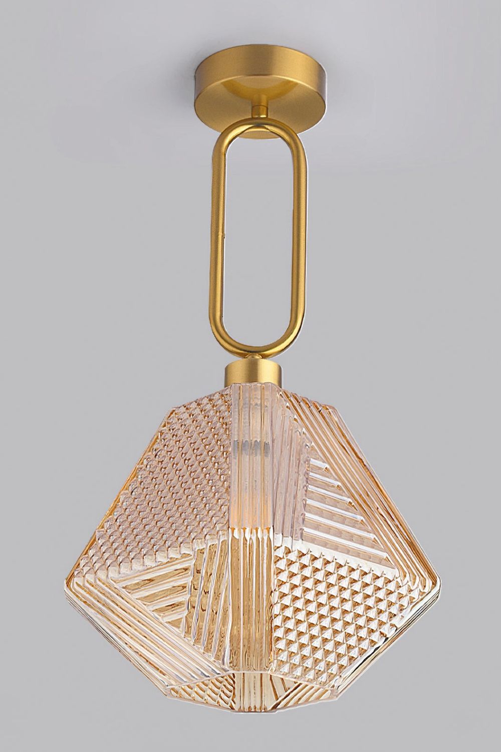 Diamond Cut Art Deco Ceiling Light - SamuLighting