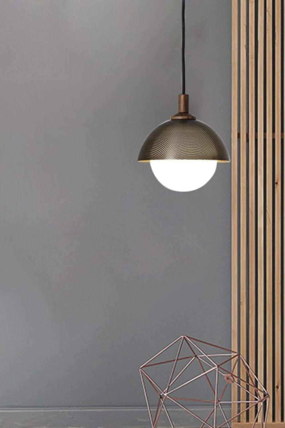 Dome Perforated Pendant Lamp - SamuLighting