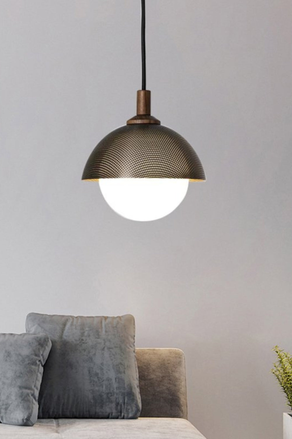 Dome Perforated Pendant Lamp - SamuLighting