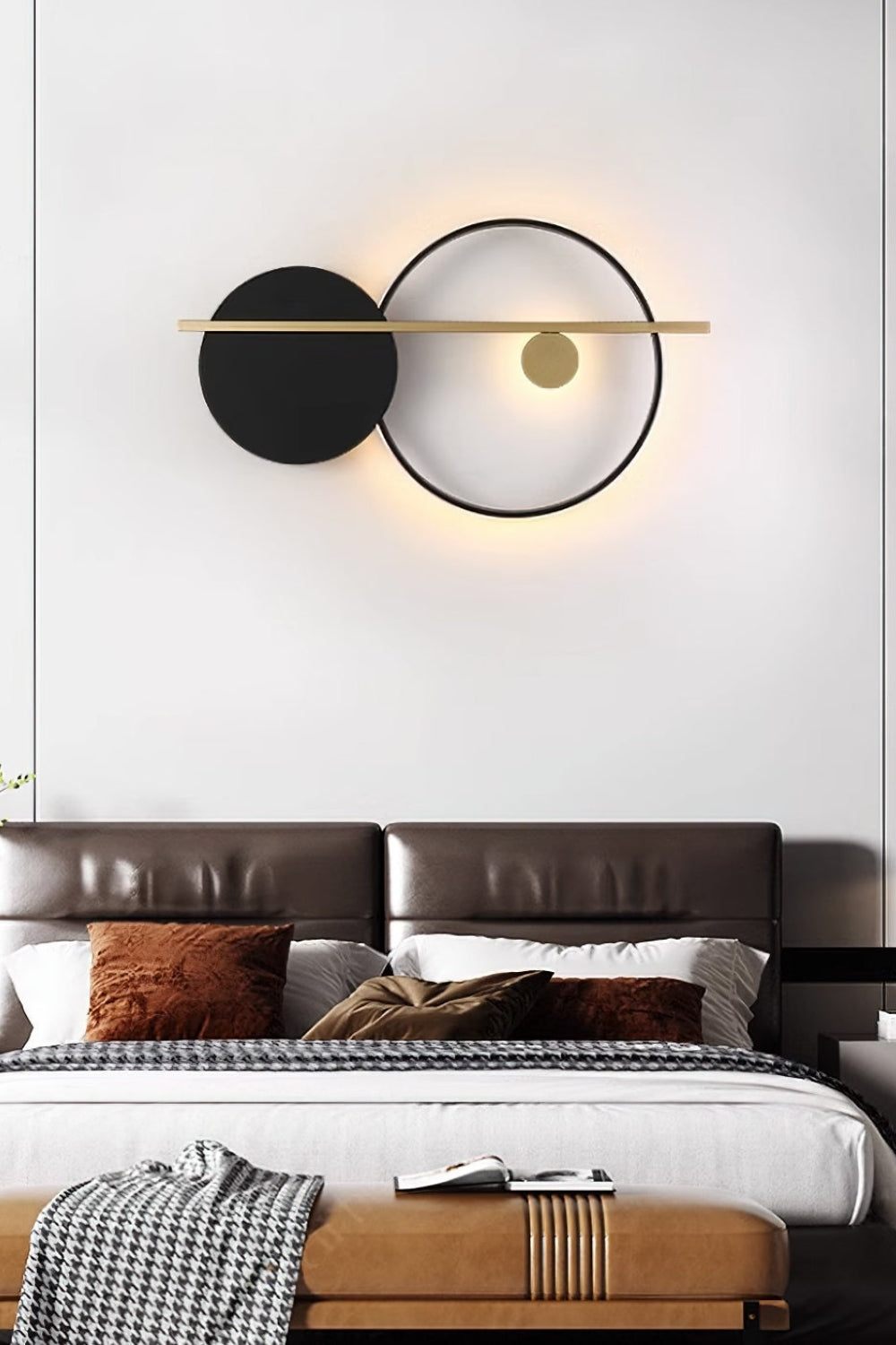 Double Circle Wall Light