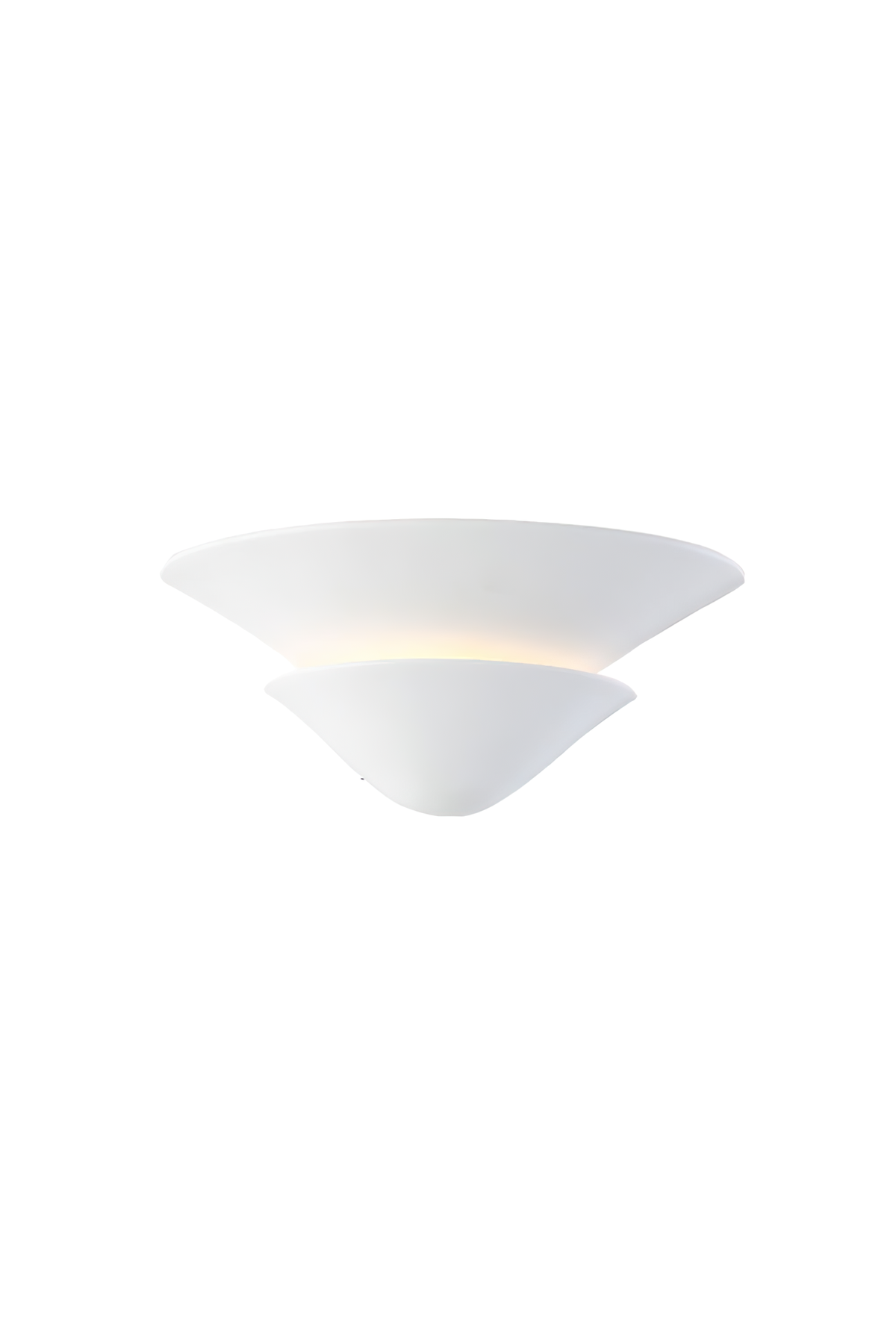 Double-layer Inverted Plaster Wall Lamp | SamuLighting