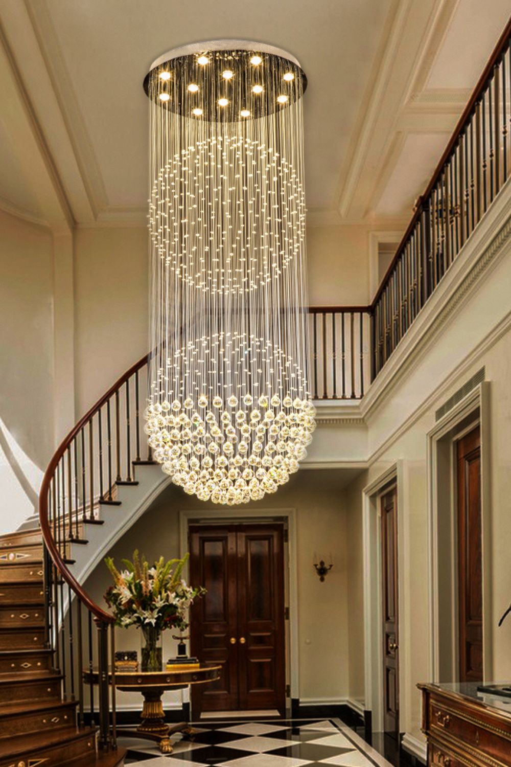 Double Ball Crystal Chandelier - SamuLighting