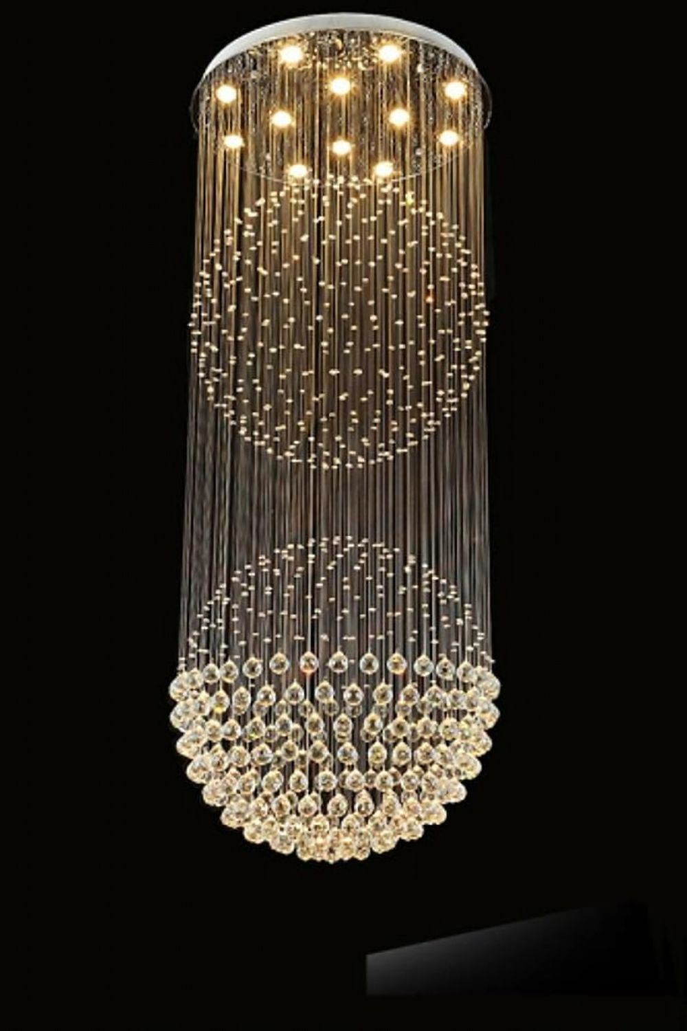 Double Ball Crystal Chandelier - SamuLighting