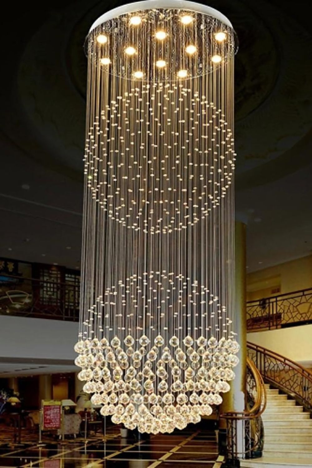 Double Ball Crystal Chandelier - SamuLighting