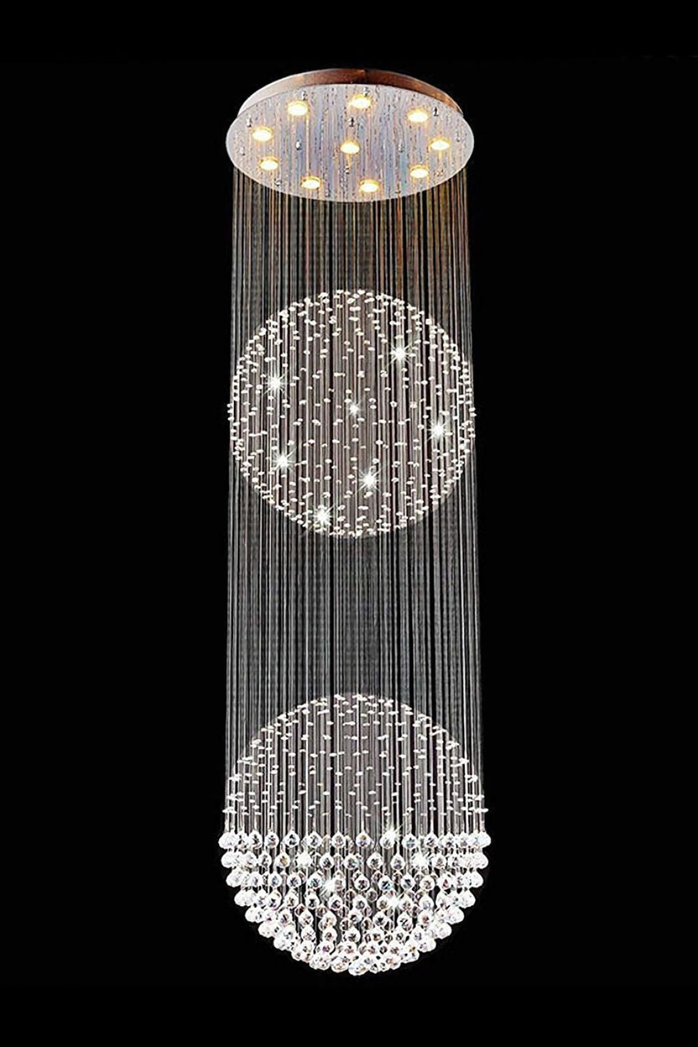 Double Ball Crystal Chandelier - SamuLighting