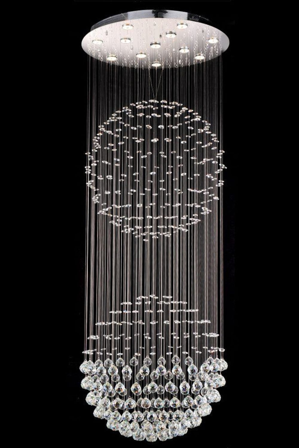 Double Ball Crystal Chandelier - SamuLighting