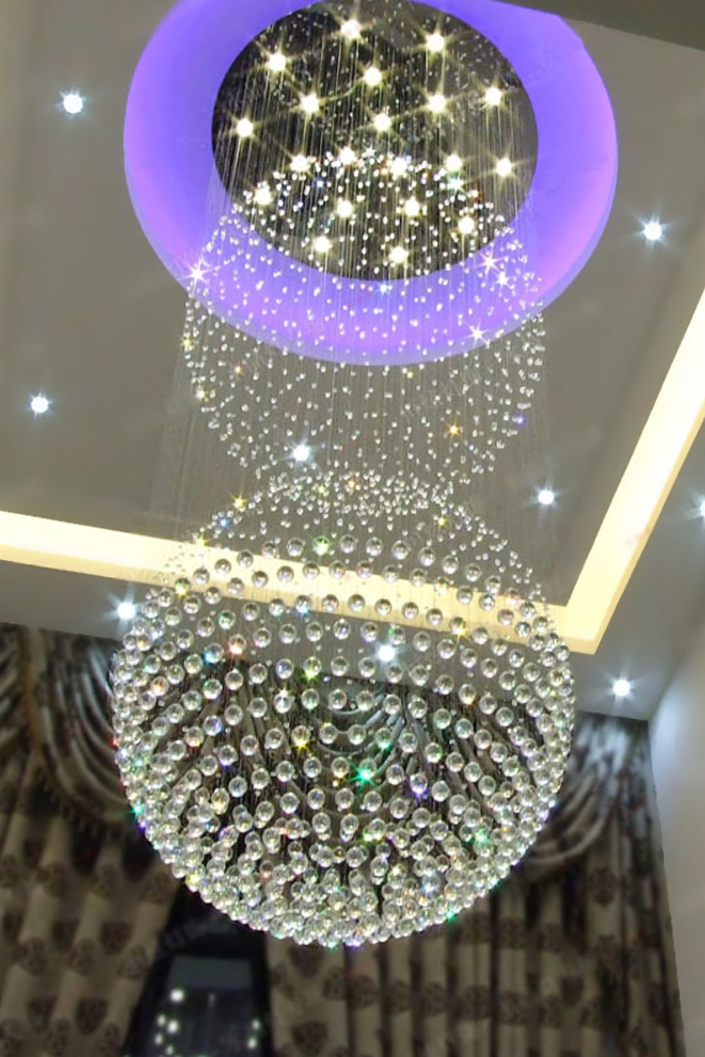 Double Ball Crystal Chandelier - SamuLighting