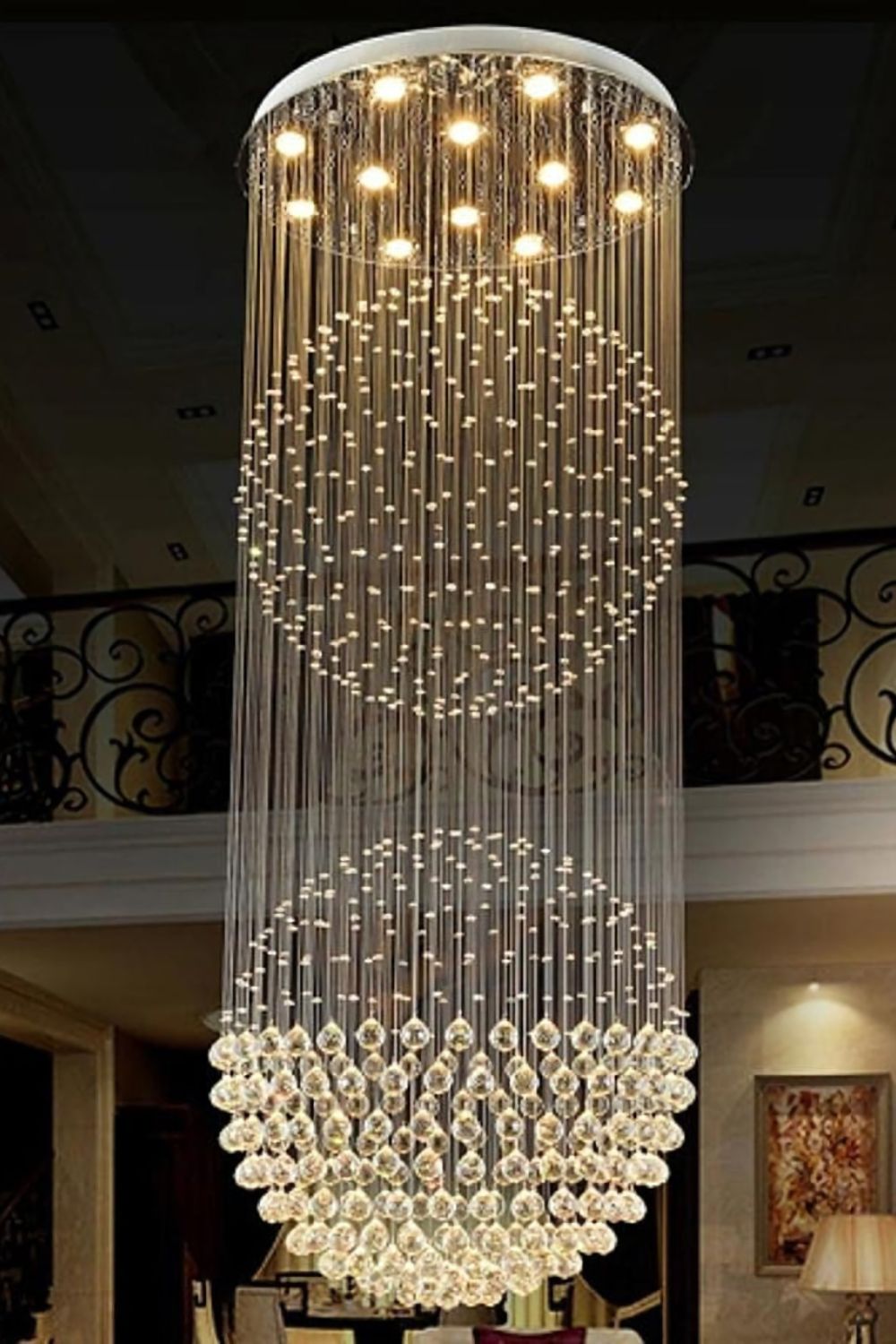 Double Ball Crystal Chandelier - SamuLighting