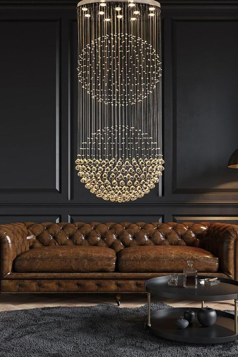 Double Ball Crystal Chandelier - SamuLighting