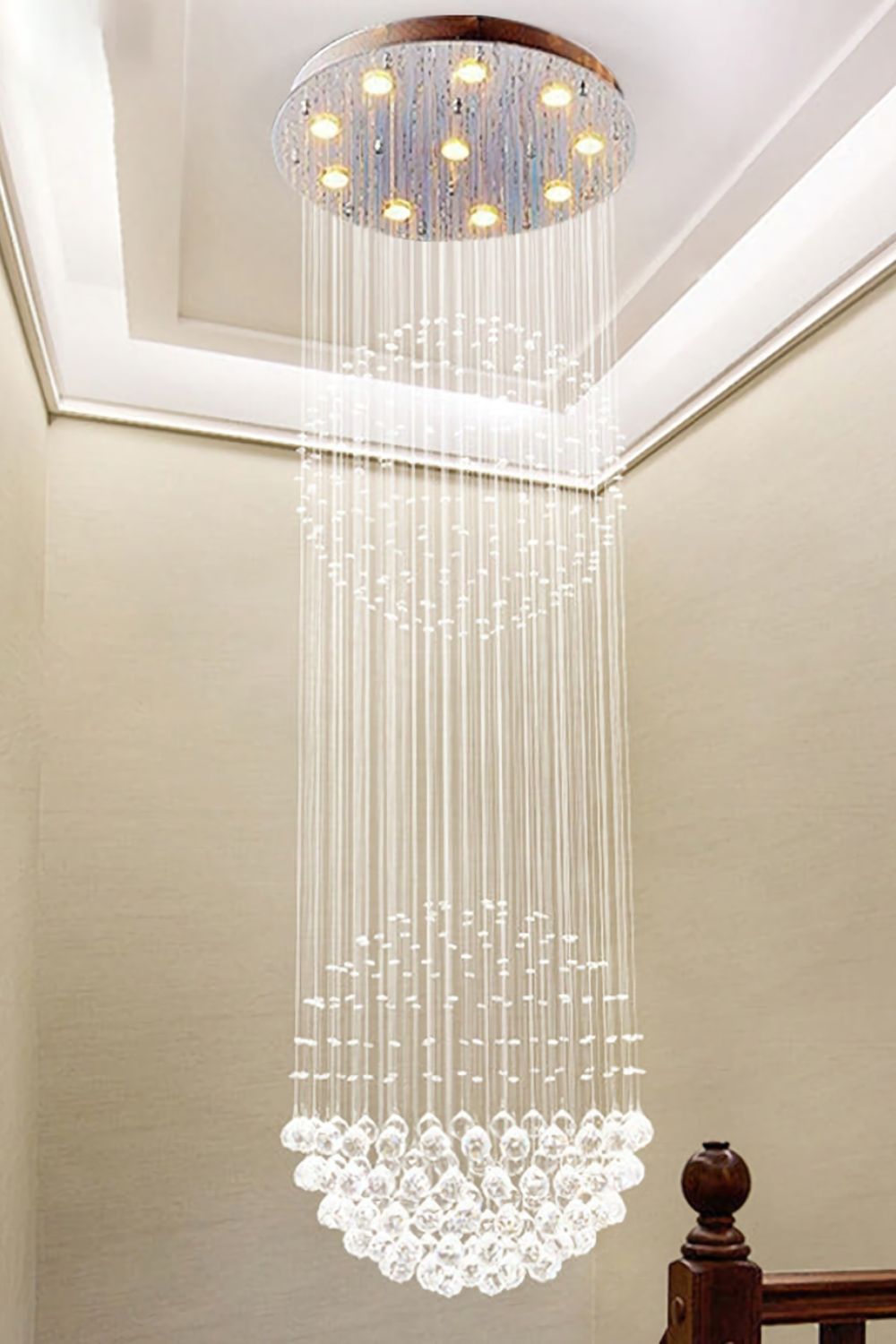 Double Ball Crystal Chandelier - SamuLighting