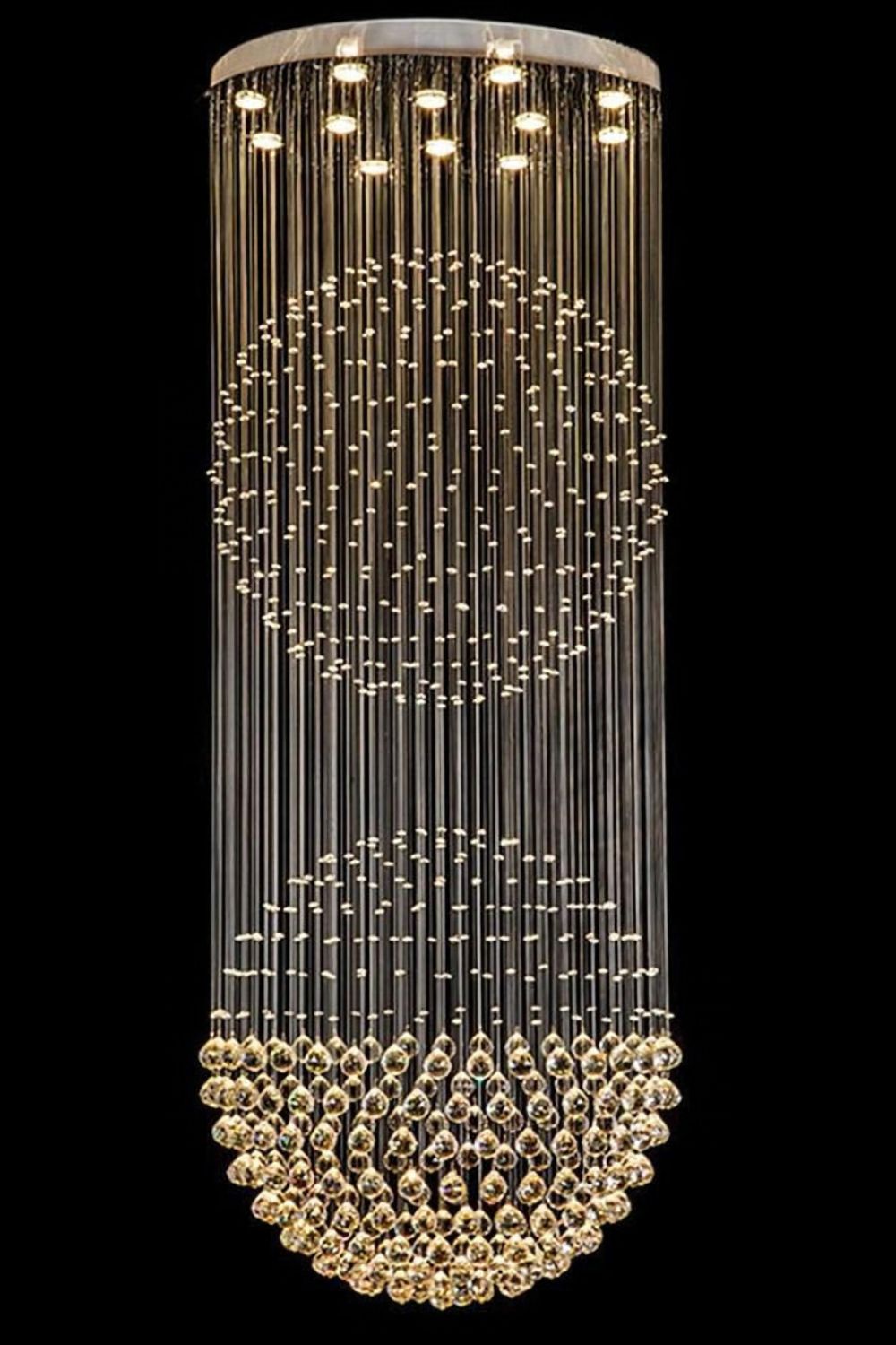 Double Ball Crystal Chandelier - SamuLighting