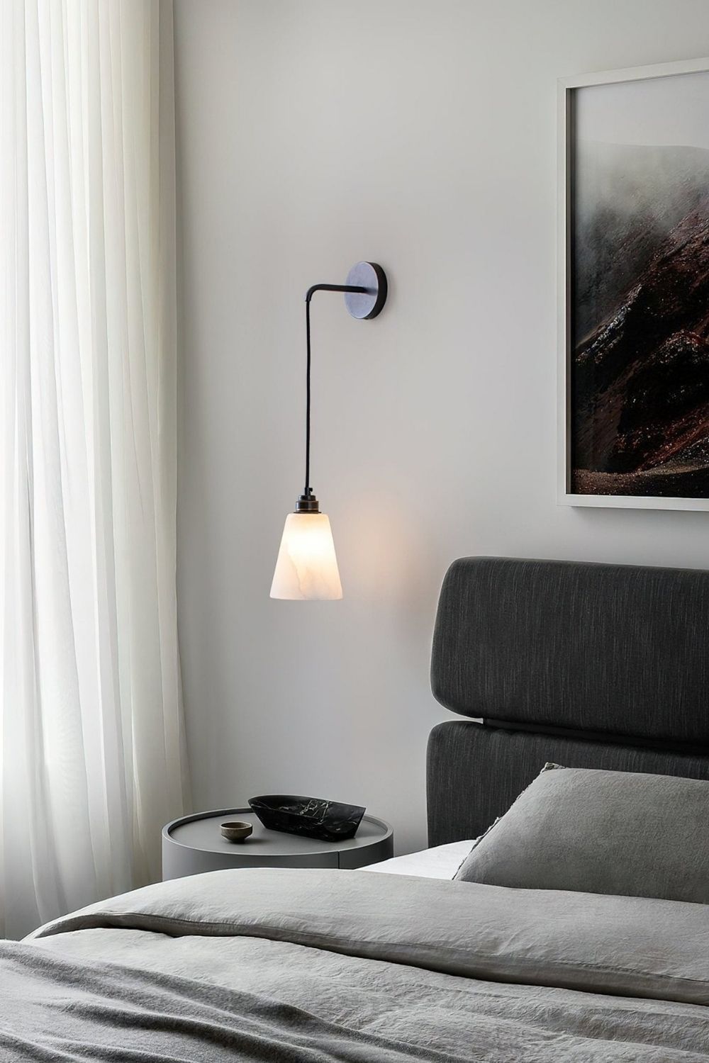 Droplet Alabaster Wall Lamp