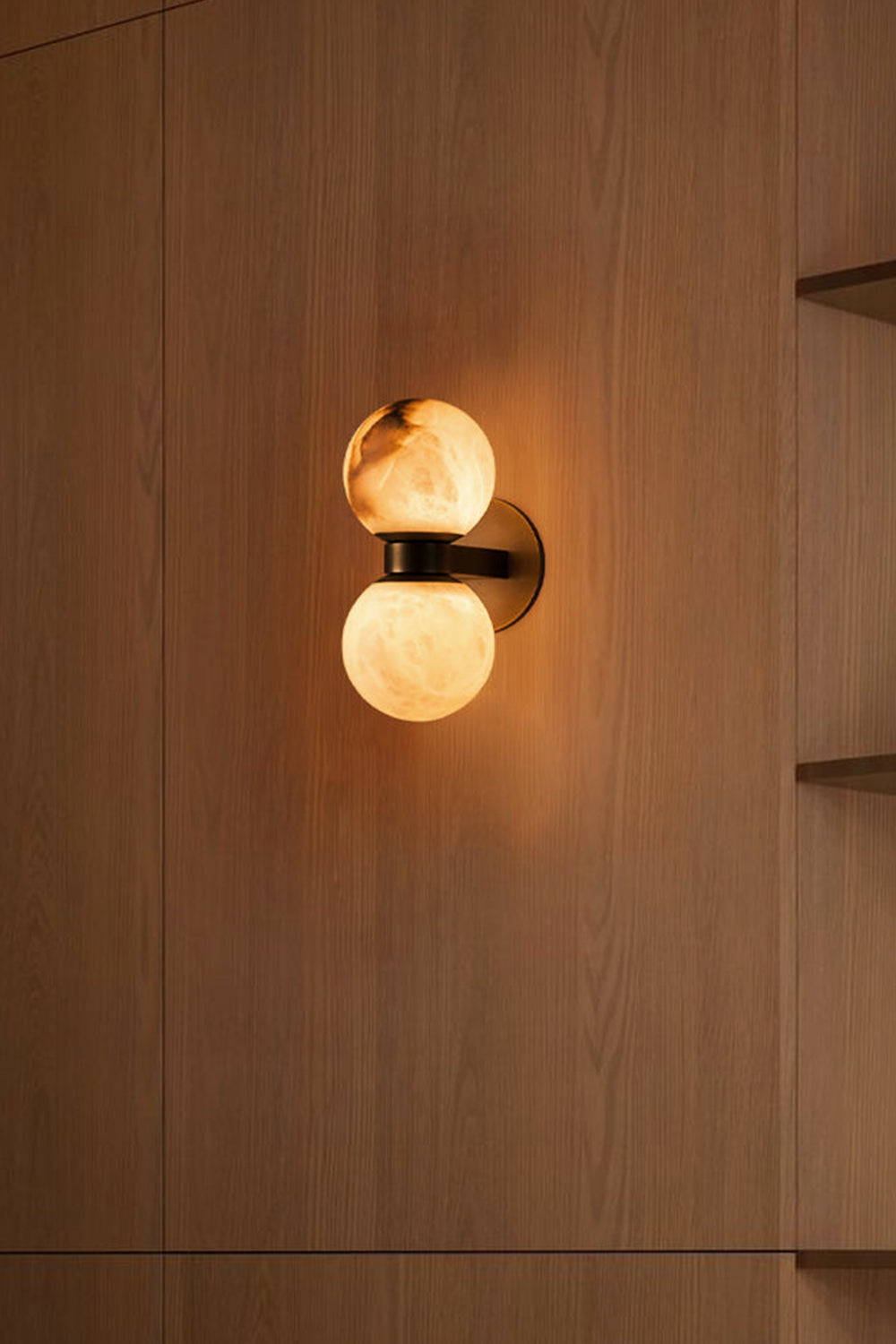 Dual Globe Wall Lamp