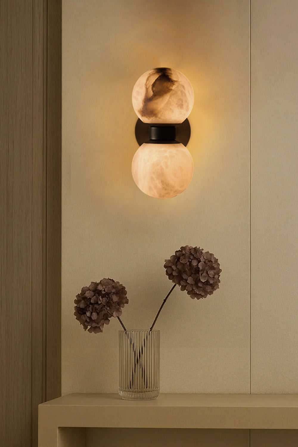 Dual Globe Wall Lamp