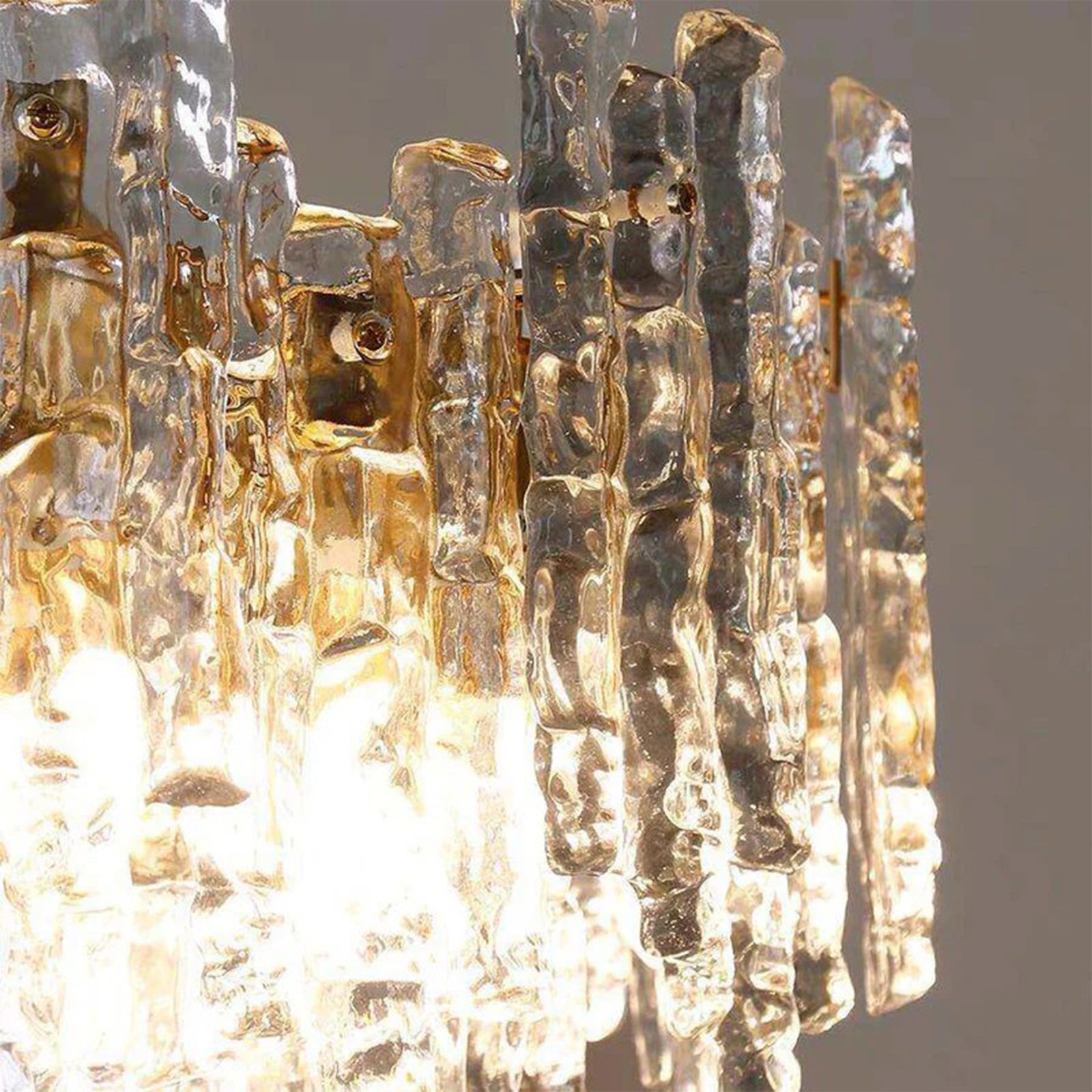 Textured Cast Glass Prisms