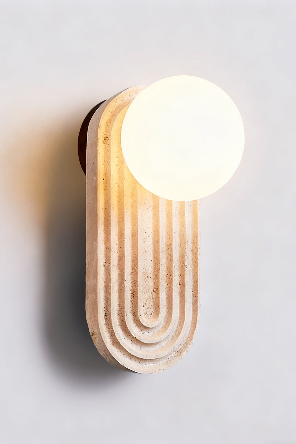 Elegant Travertine Wall Light