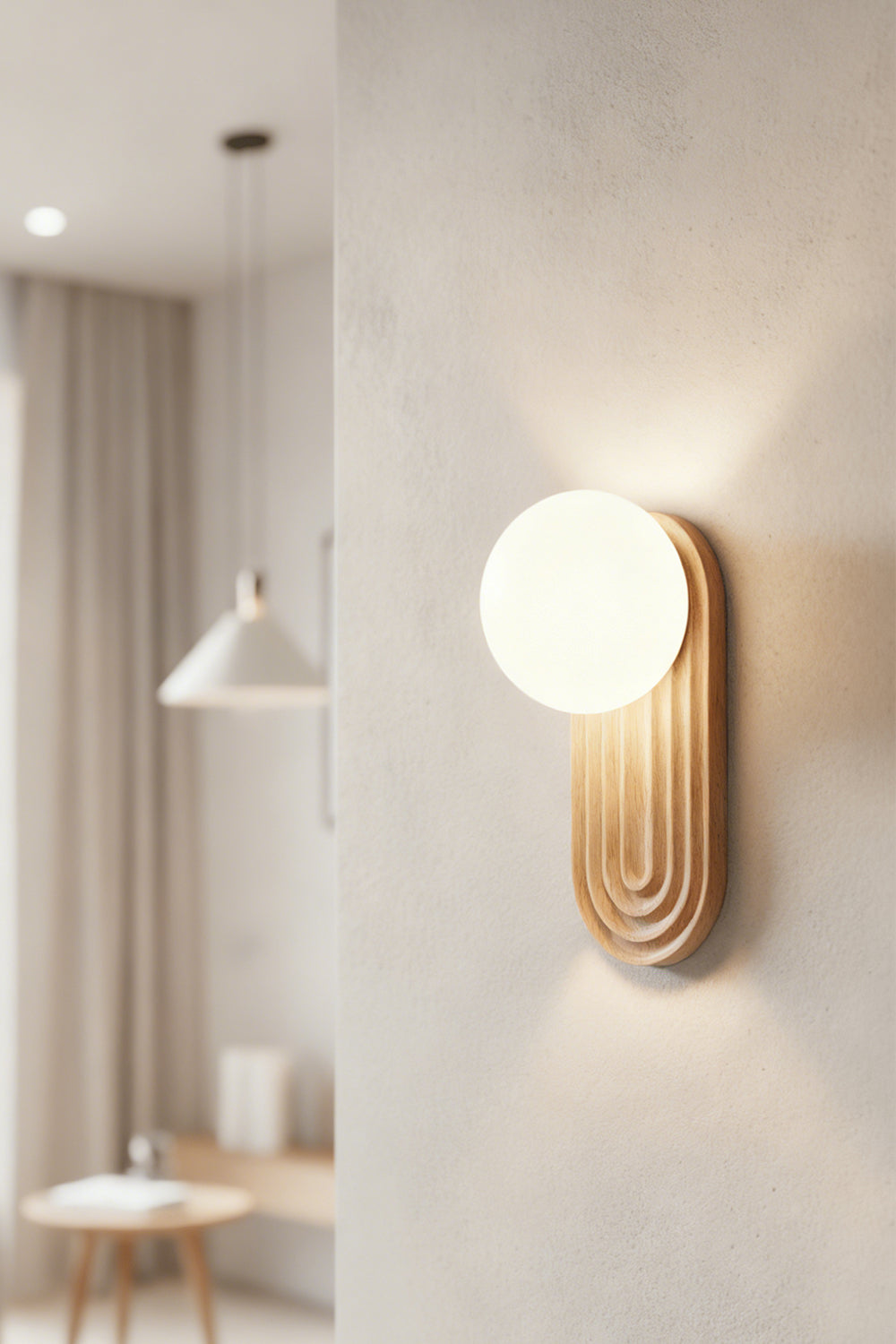 Elegant Travertine Wall Light