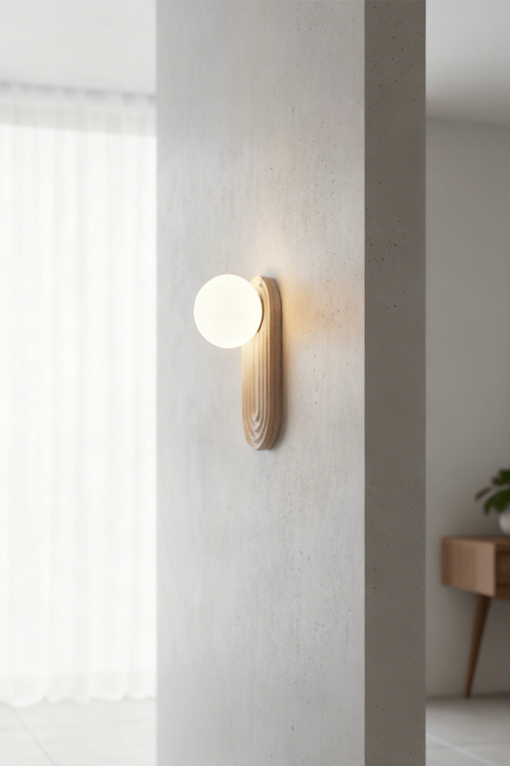 Elegant Travertine Wall Light