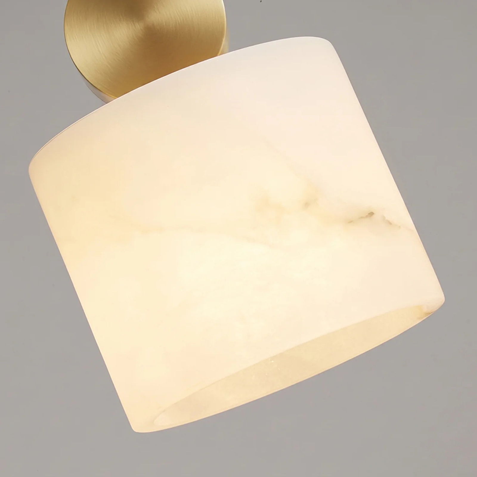 Solid Alabaster Drum Shade