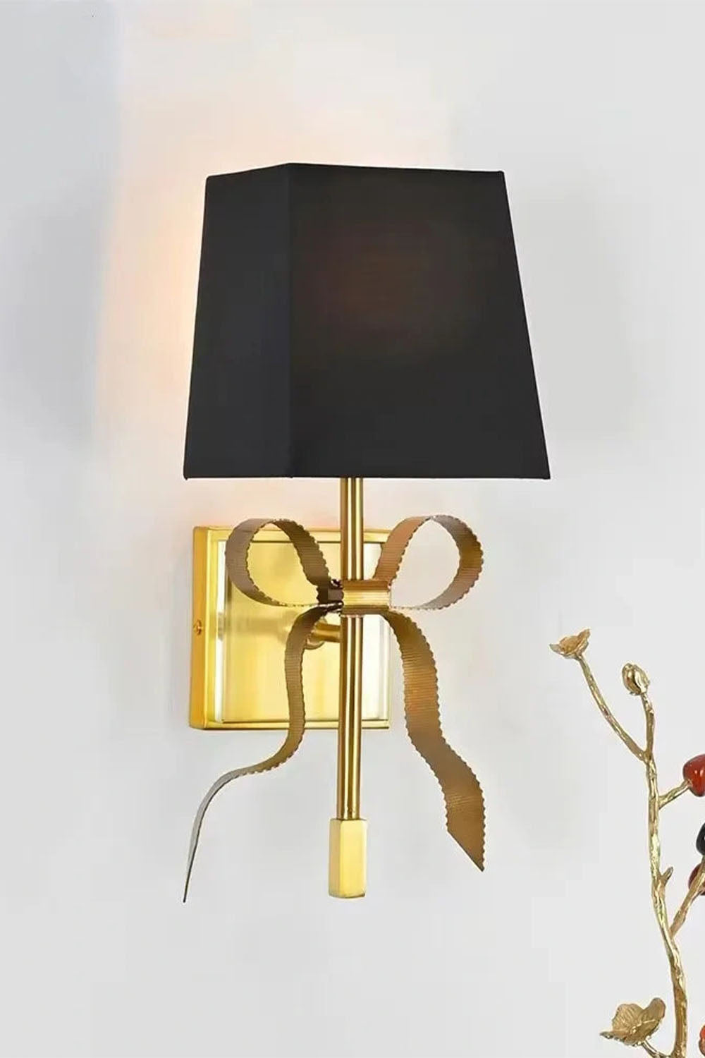 Ellery Gros-Grain Bow Wall Lamp