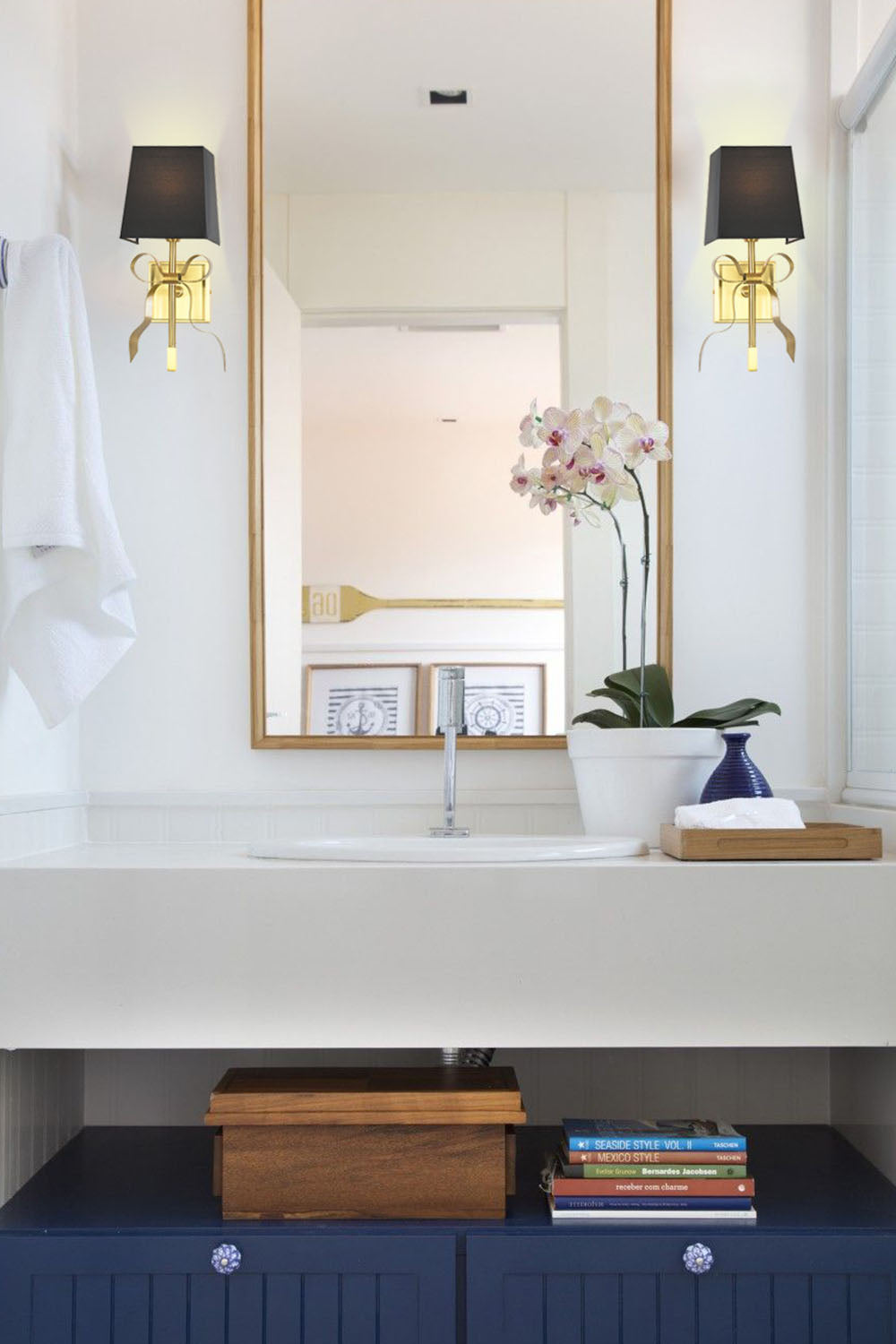 Ellery Gros-Grain Bow Wall Lamp