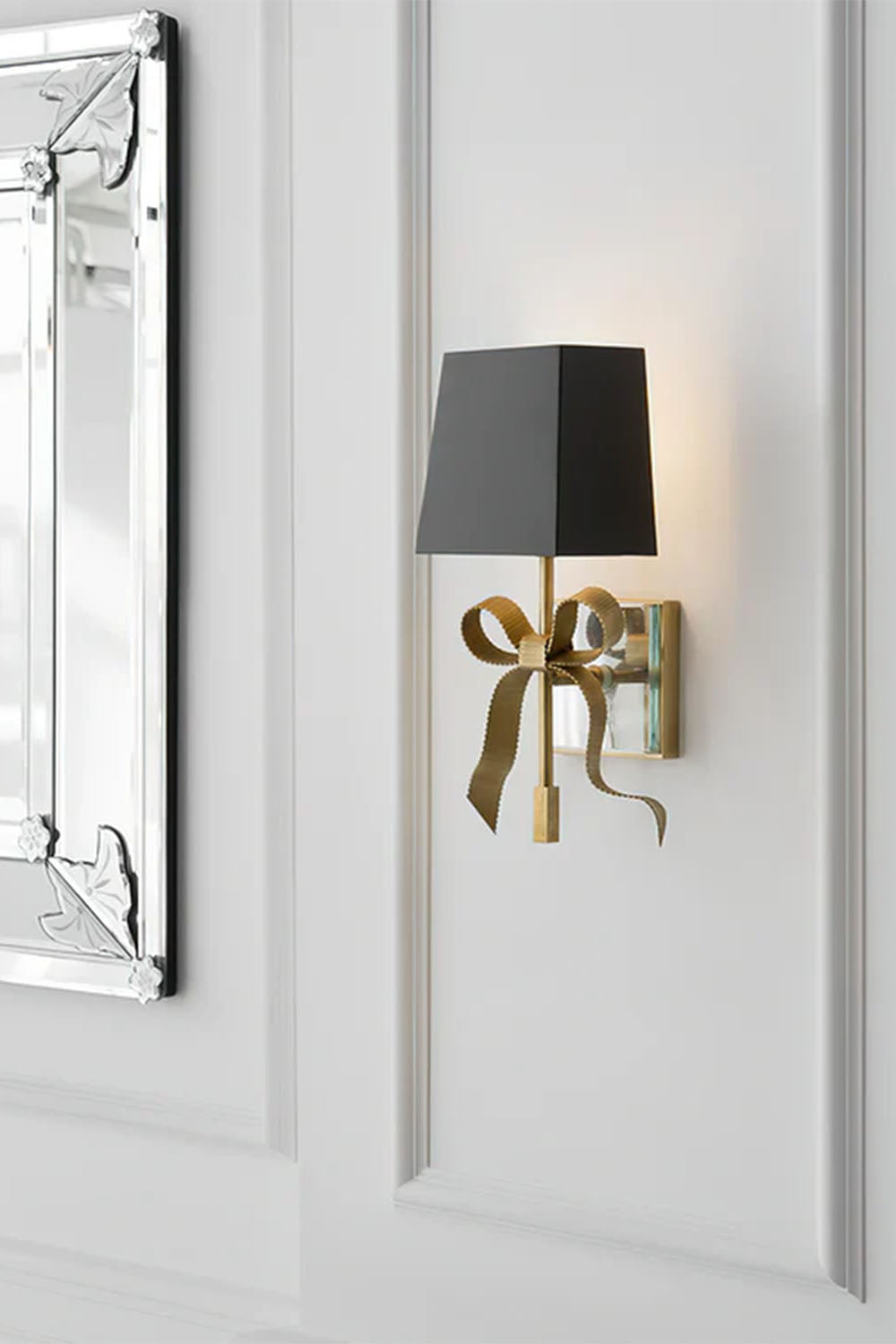Ellery Gros-Grain Bow Wall Lamp