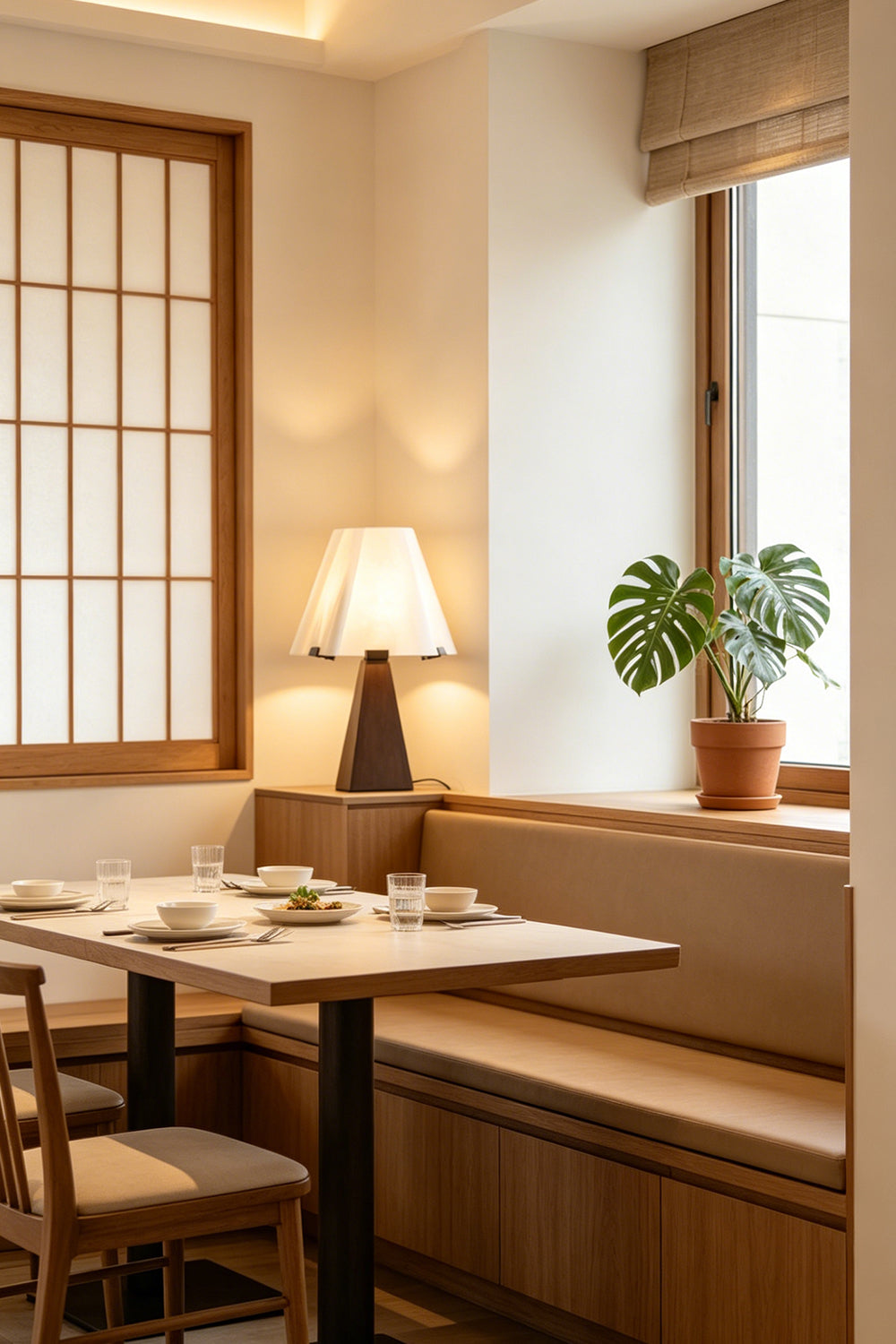 Elysian Alabaster Table Lamp for Restaurant | Samu  Lamp
