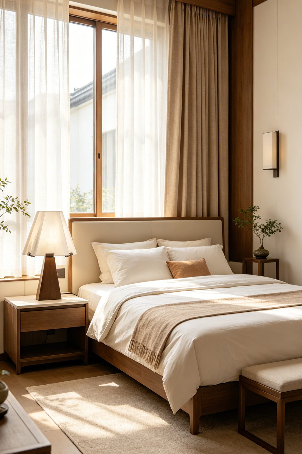 Elysian Alabaster Table Lamp for Bedroom | Samu  Lamp
