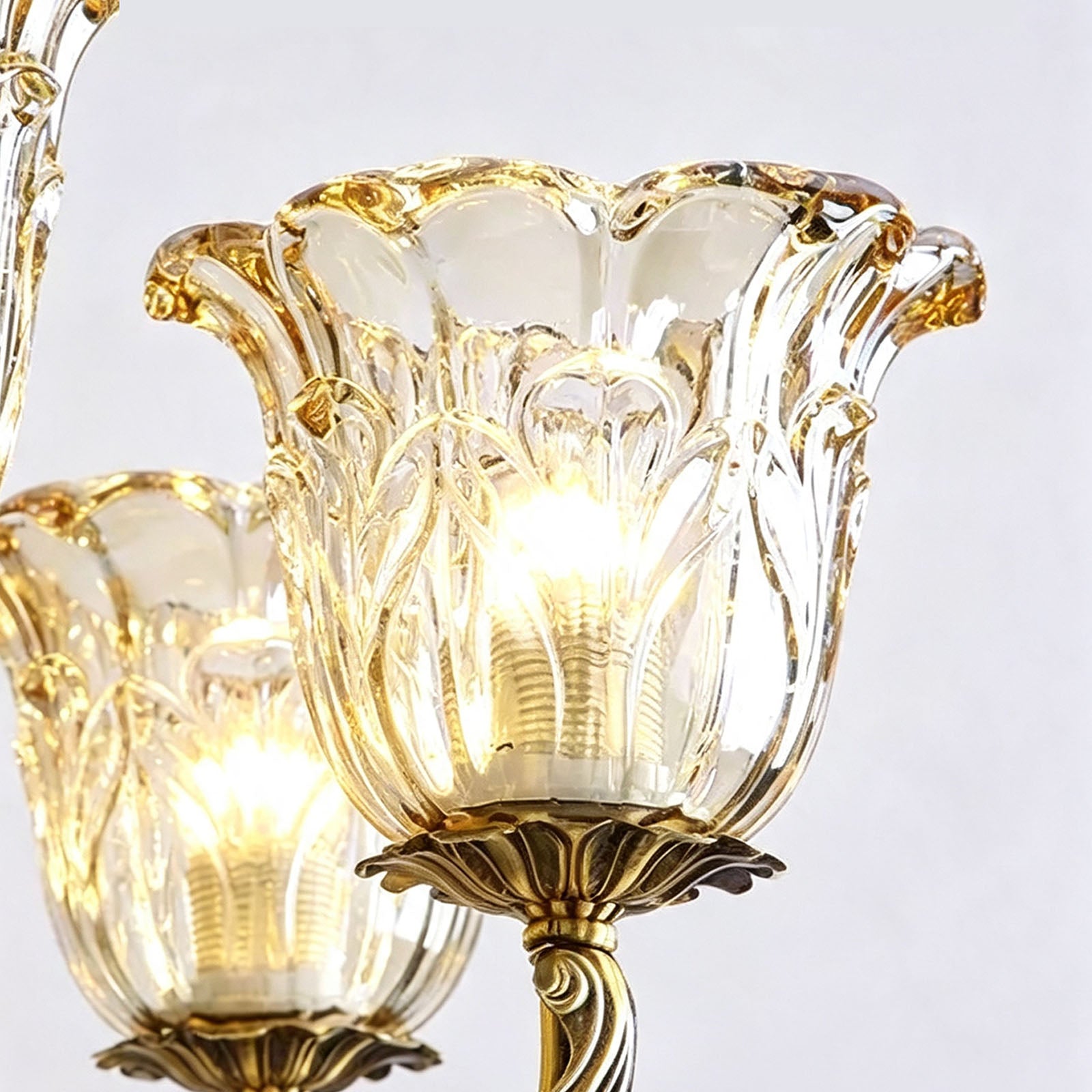 Scalloped Glass, Ribbed and Cupped