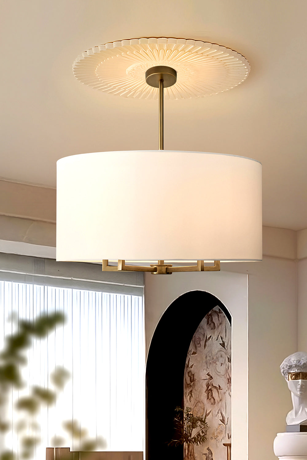 Emery Fabric Chandelier