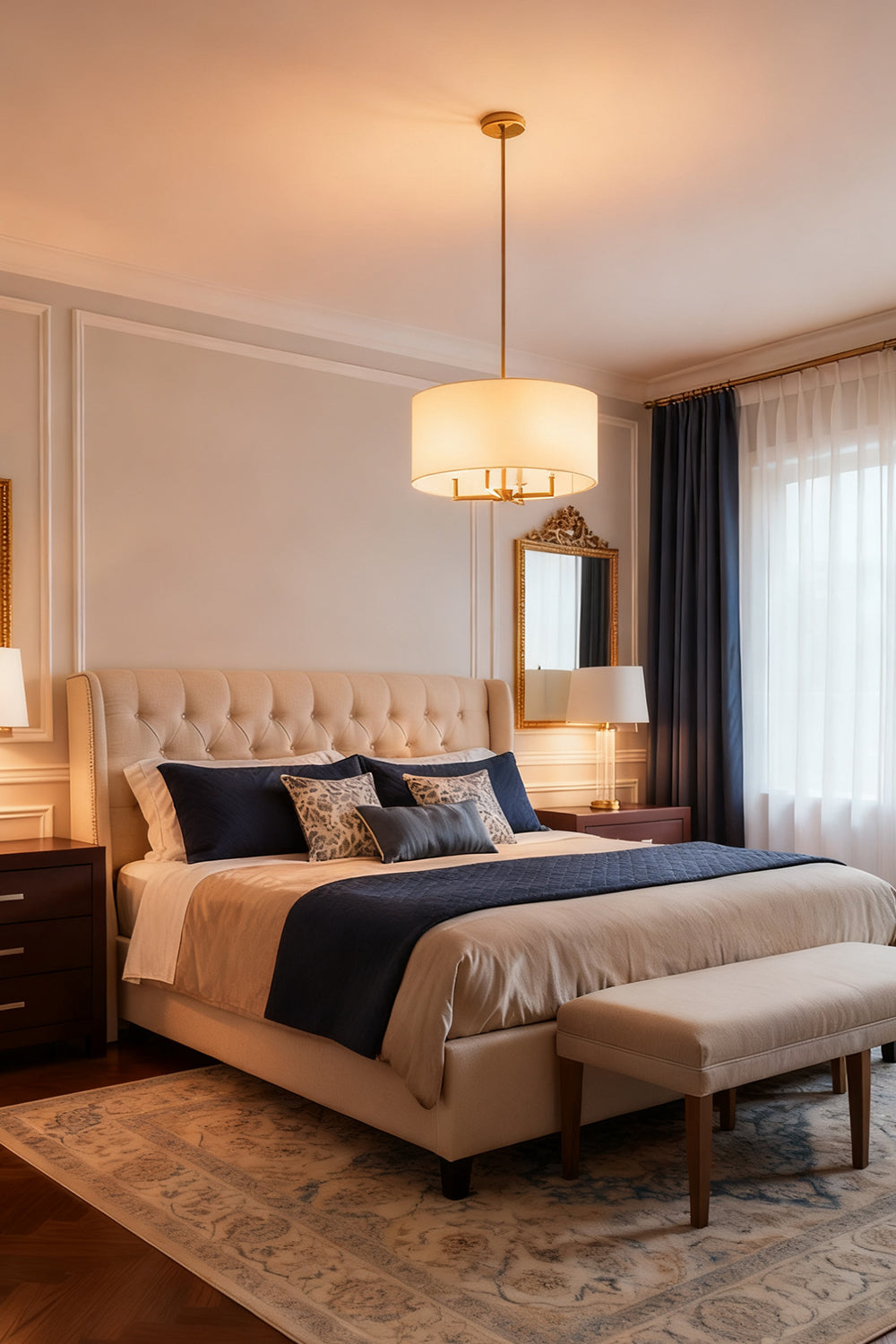 Emery Fabric Chandelier