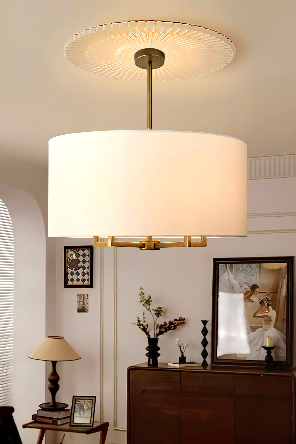 Emery Fabric Chandelier