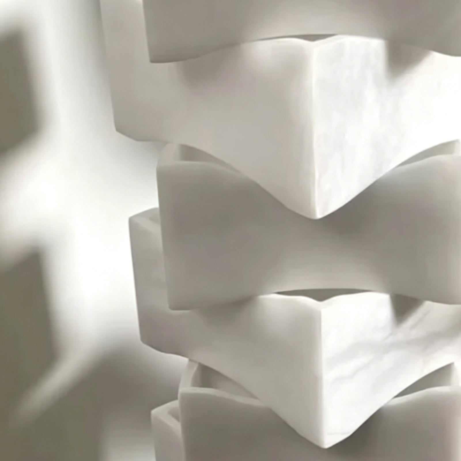 Stacked Geometry Dynamic Architectural Silhouette