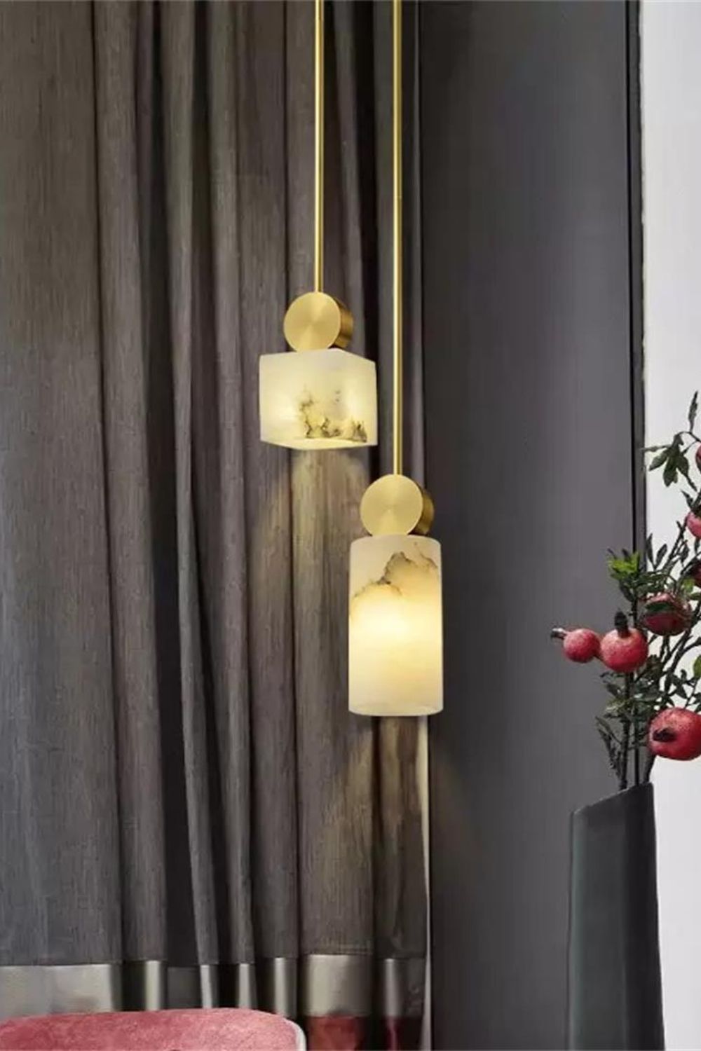 Etruscan Marble Pendant Light