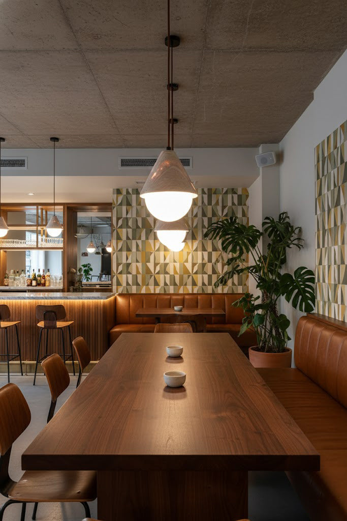 Etruscan Travertine Dome Light