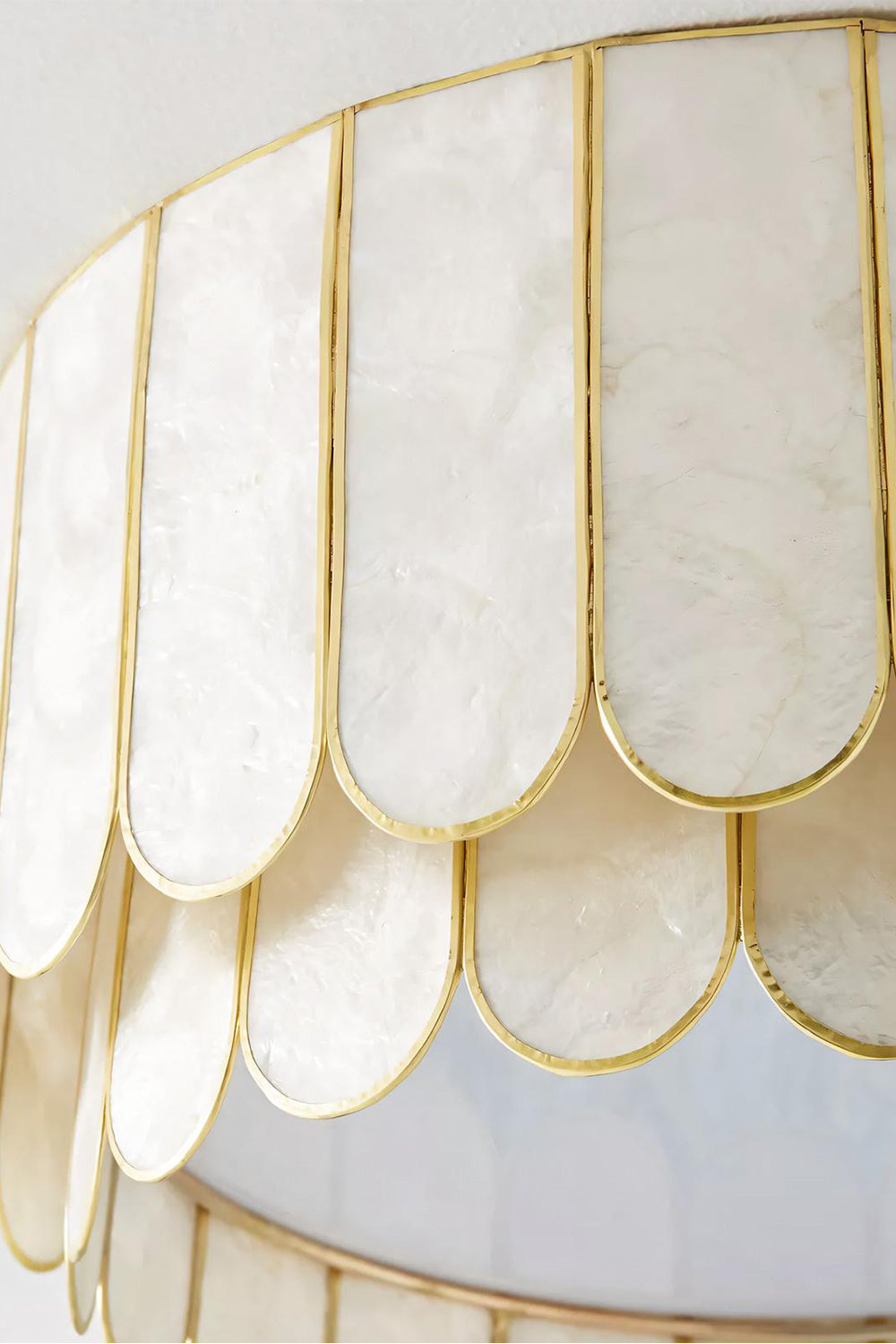 Faceted Shell Bloom Ceiling Light