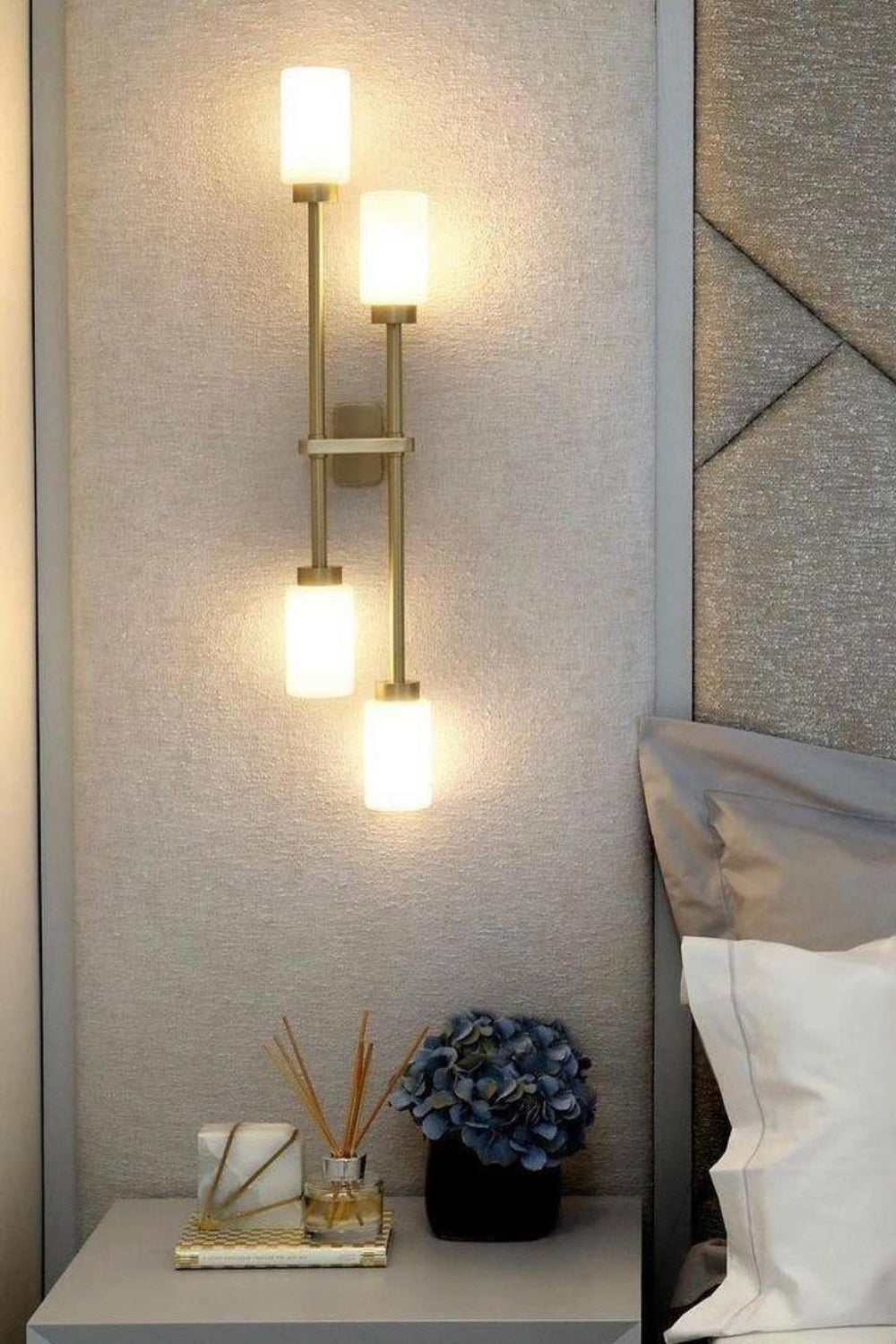 Cylindrical Glass Farol Wall Light