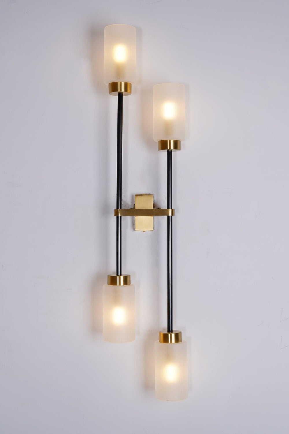 Cylindrical Glass Farol Wall Light