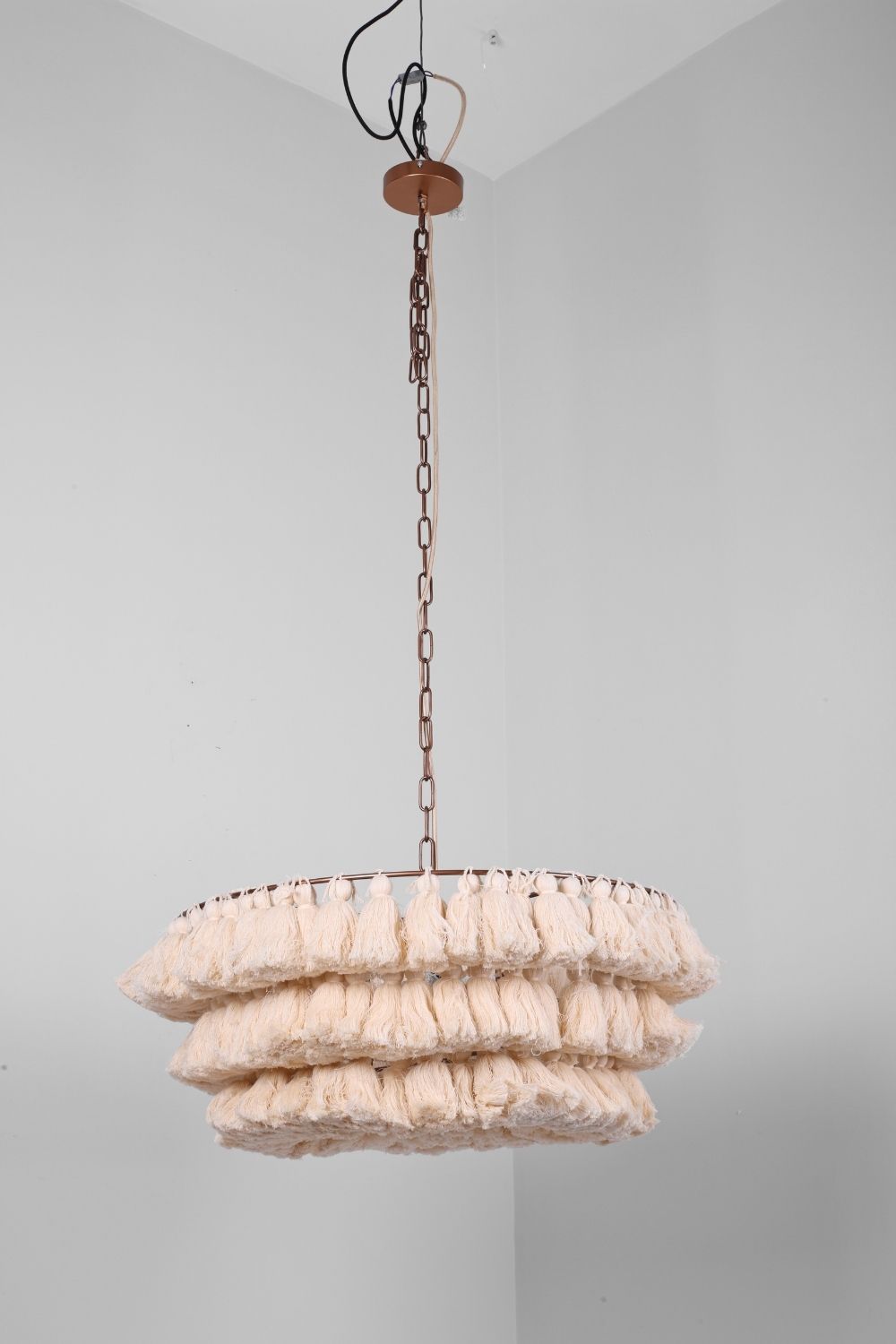 Fabric Fela Tassel Chandelier