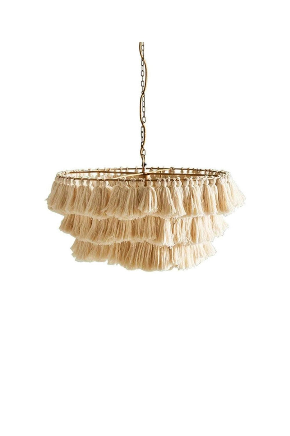 Fabric Fela Tassel Chandelier