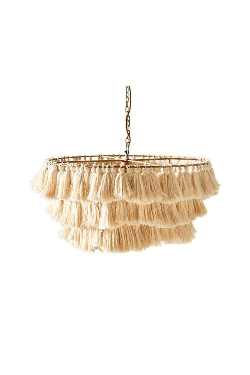 Fabric Fela Tassel Chandelier