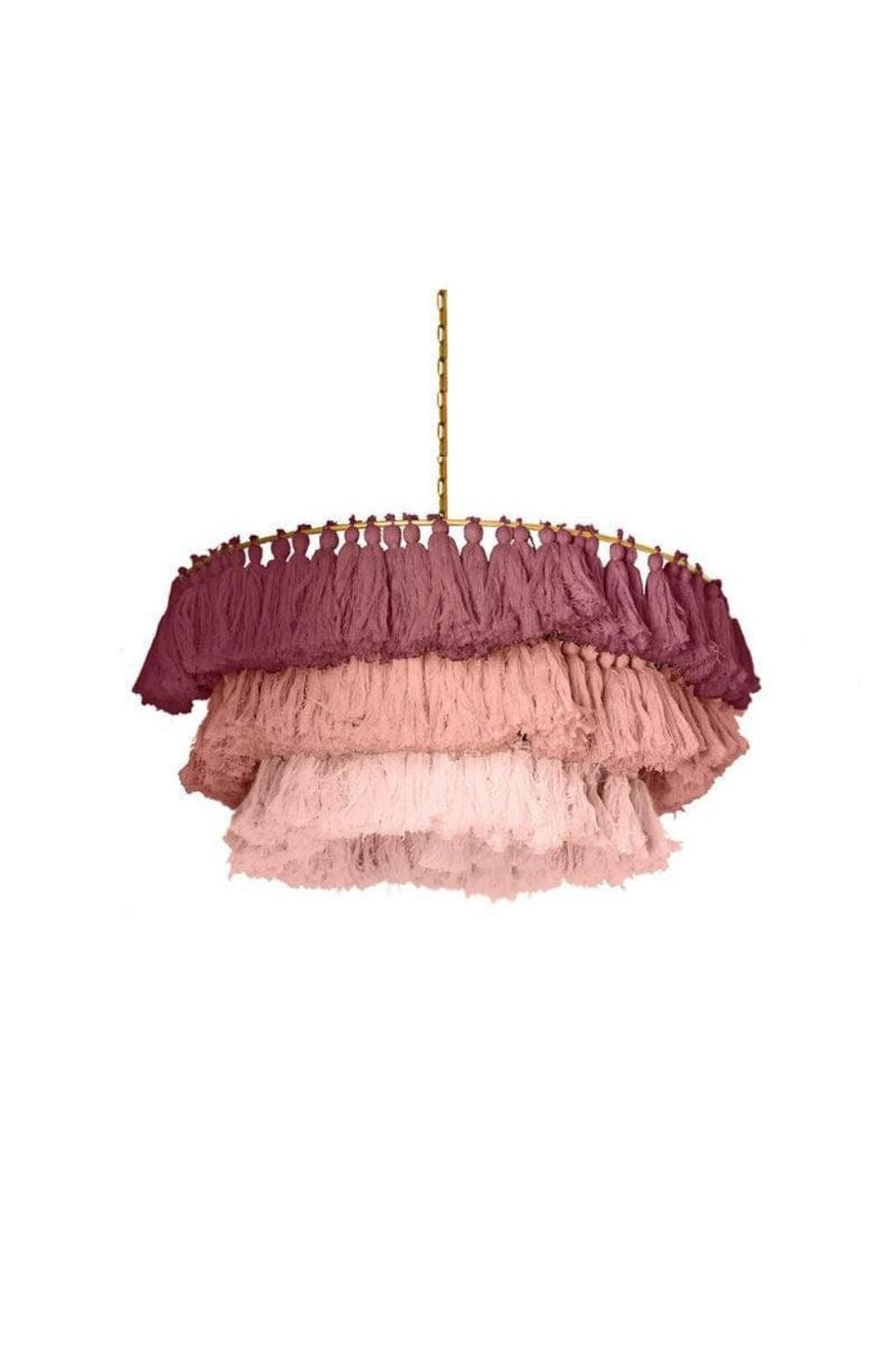 Fabric Fela Tassel Chandelier