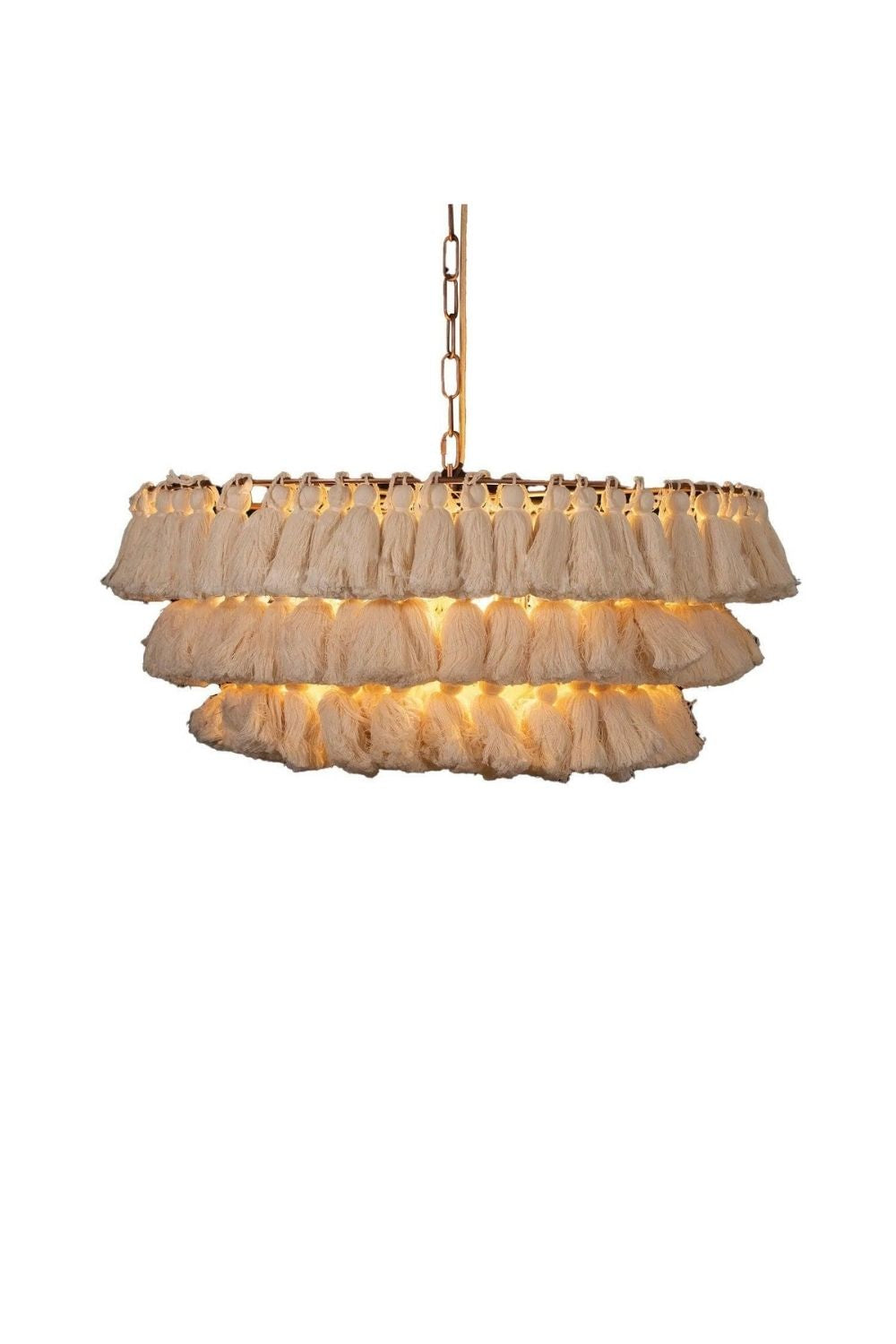 Fabric Fela Tassel Chandelier